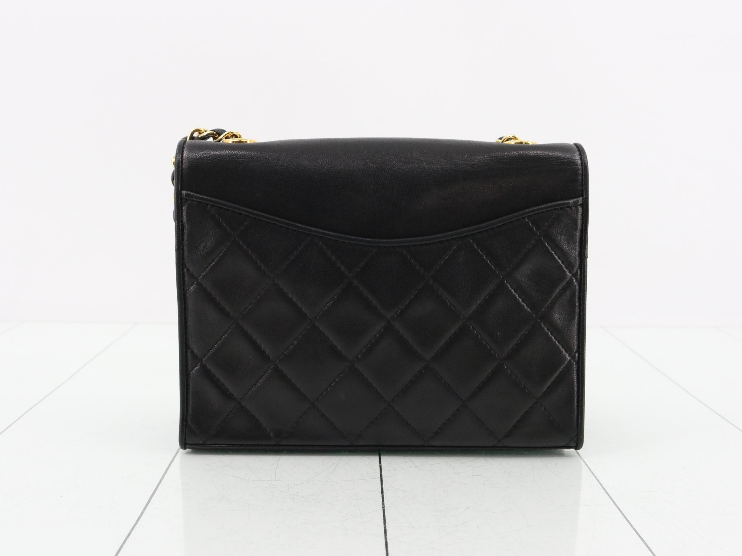 Matelassé Full Flap Mini Chain Shoulder Bag — view 2