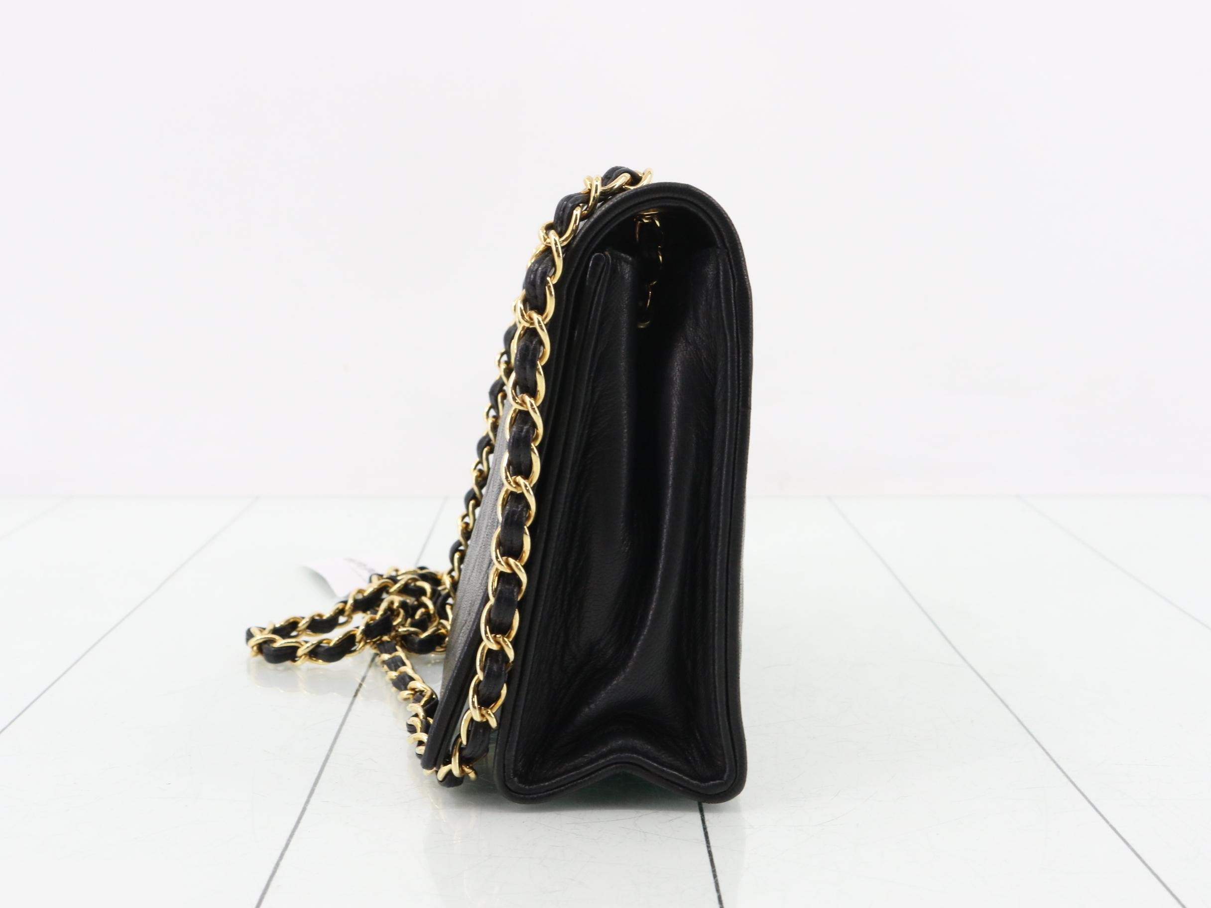 Matelassé Full Flap Mini Chain Shoulder Bag — view 3