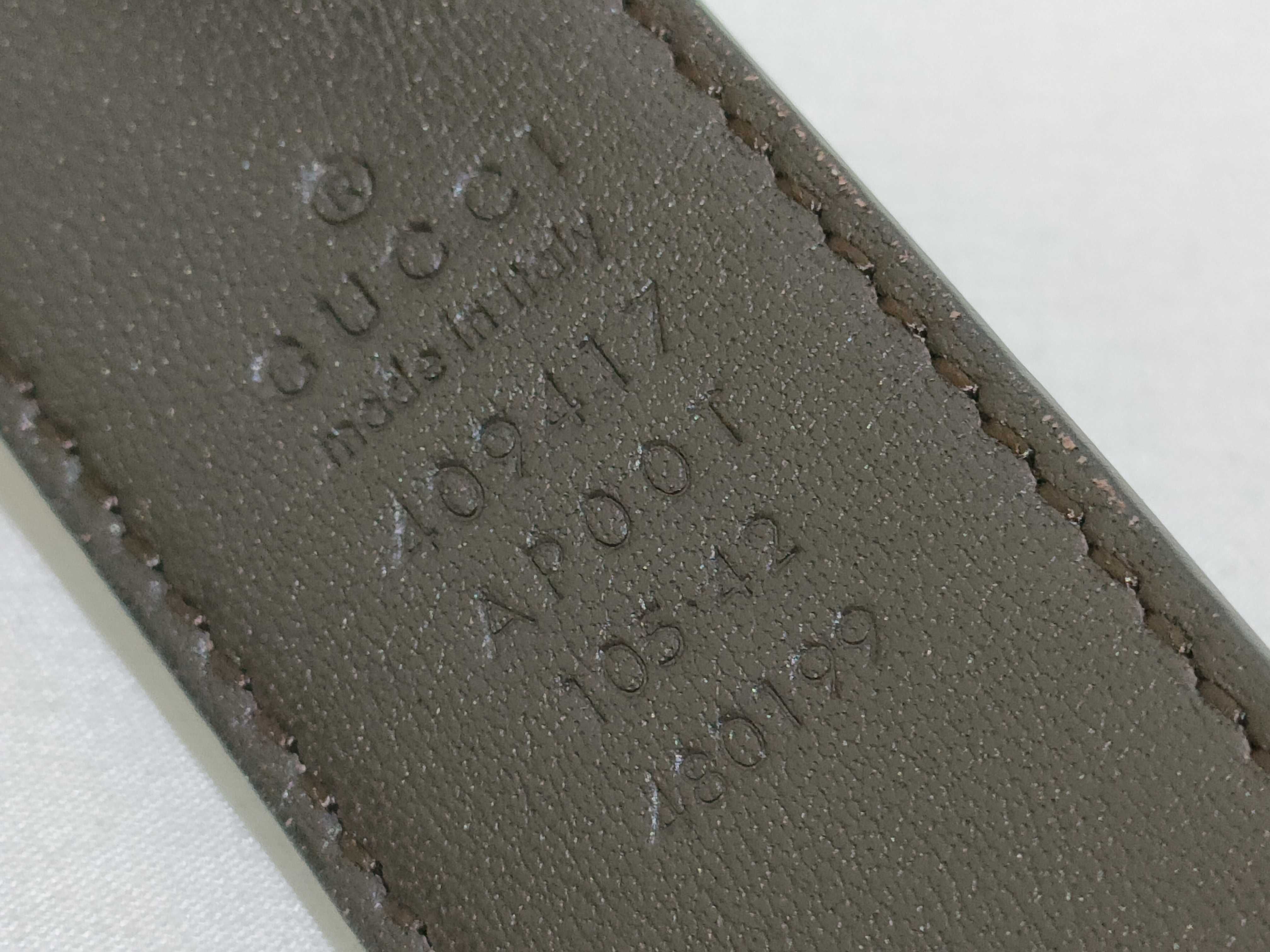 GG Supreme x Bee Print 480199 Canvas x Leather Belt — view 5
