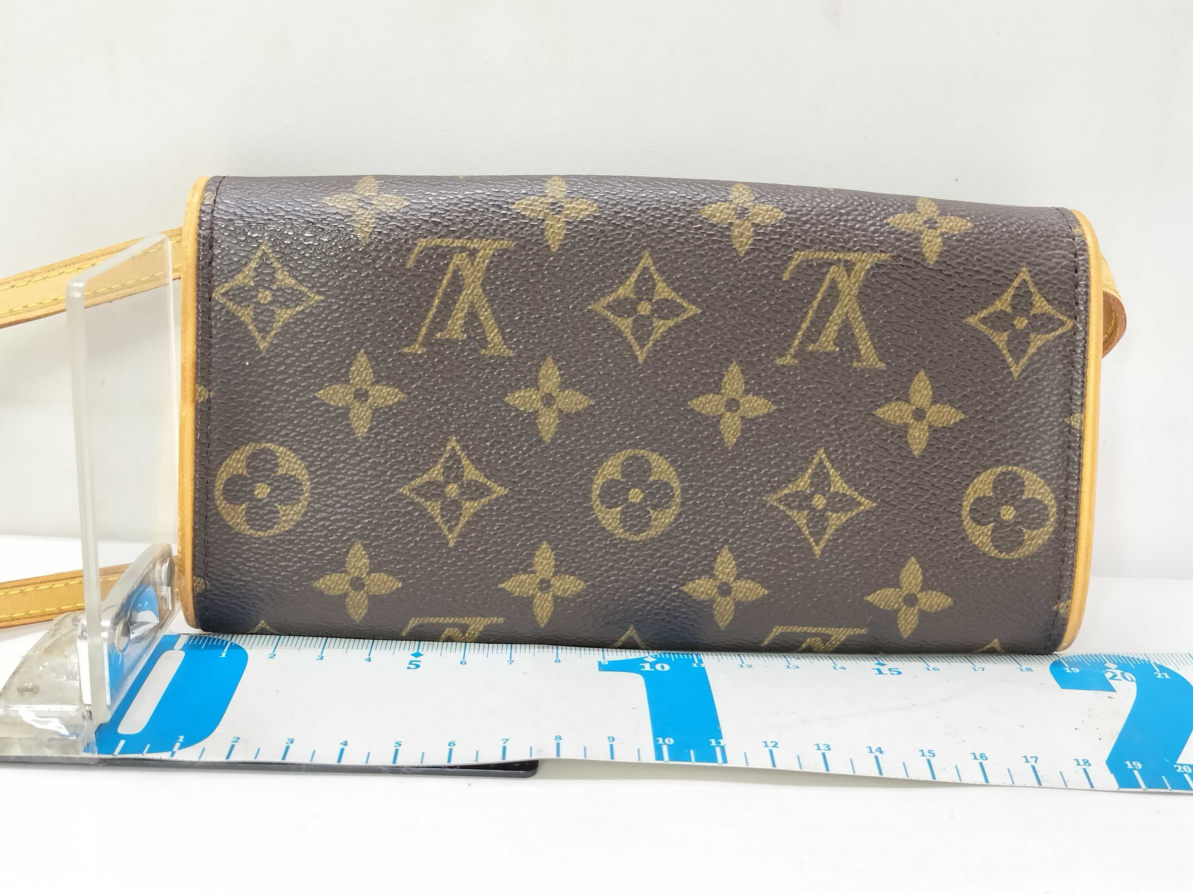 Monogram Vuitton Pochette Twin Shoulder Bag — view 2