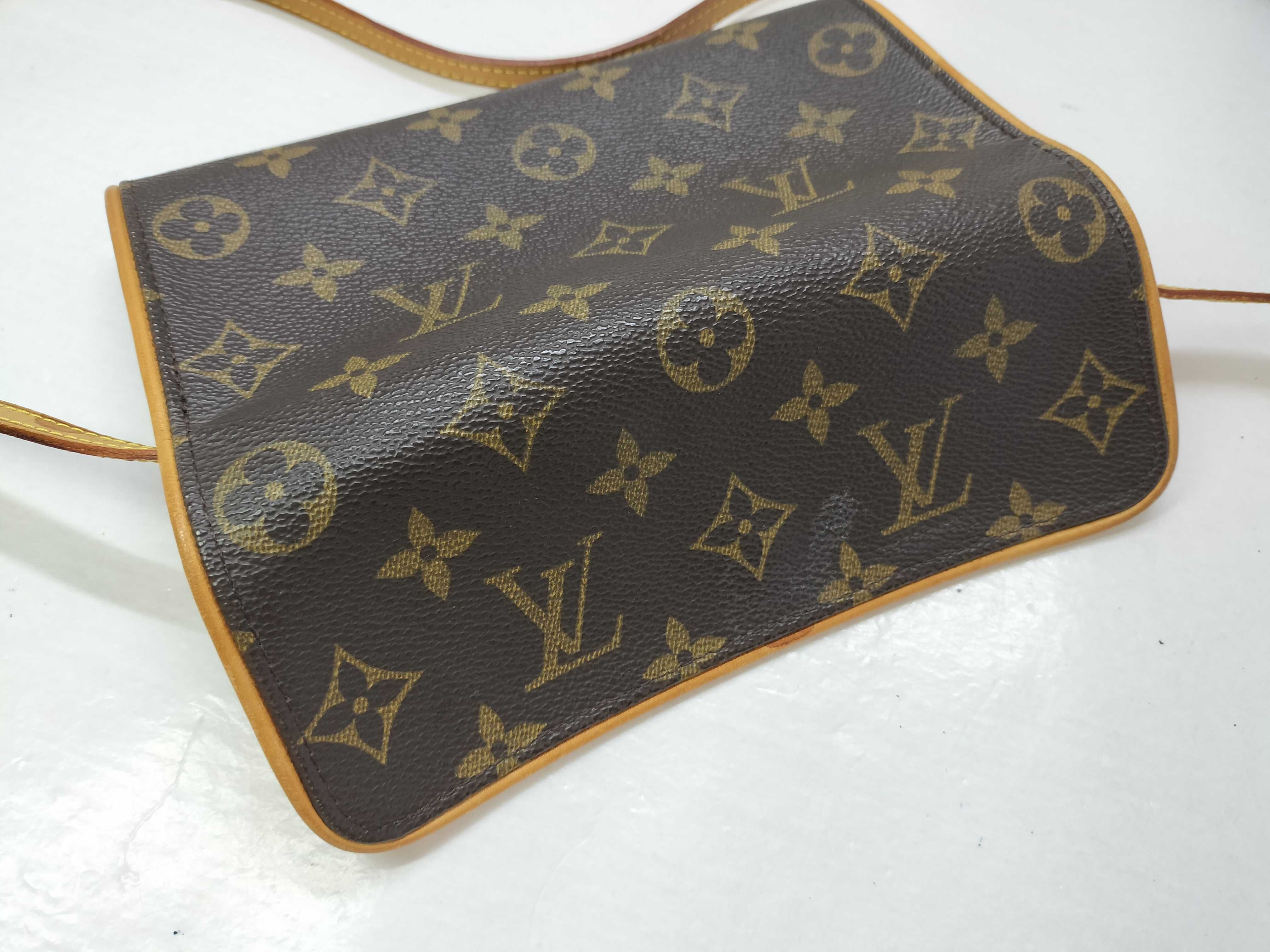 Monogram Vuitton Pochette Twin Shoulder Bag — view 12
