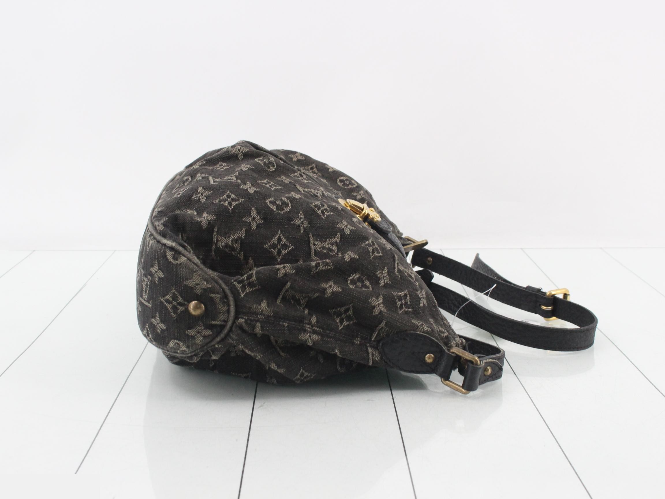 Monogram Denim XS Shoulder Bag — view 3