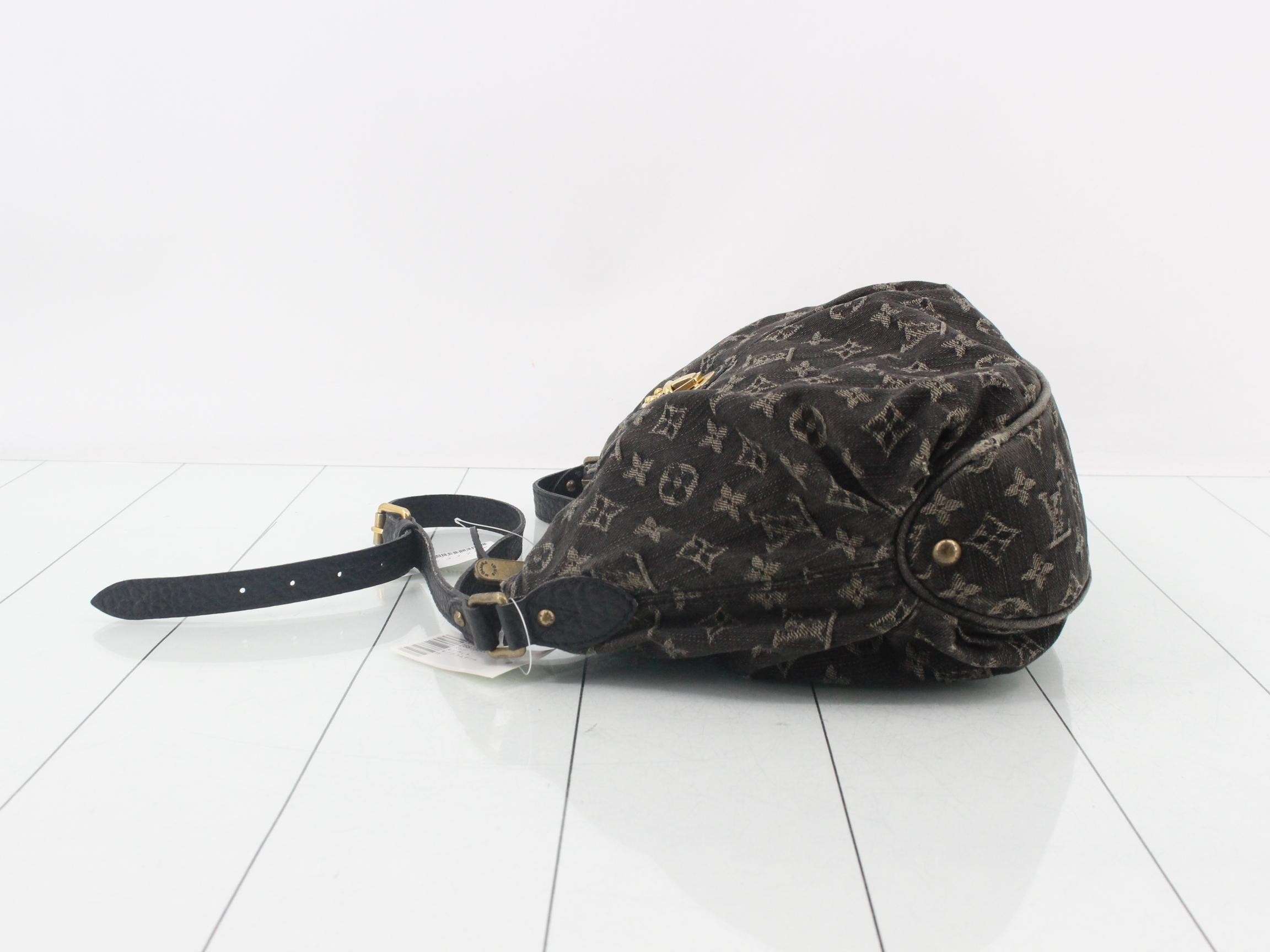 Monogram Denim XS Shoulder Bag — view 4