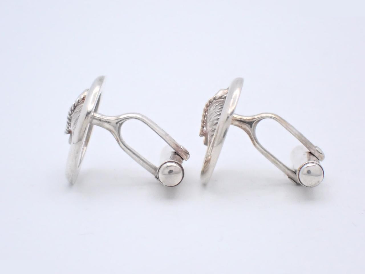 Horse Cufflinks 925/10.6g — view 3