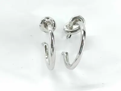 Knot Small Hoop Earrings