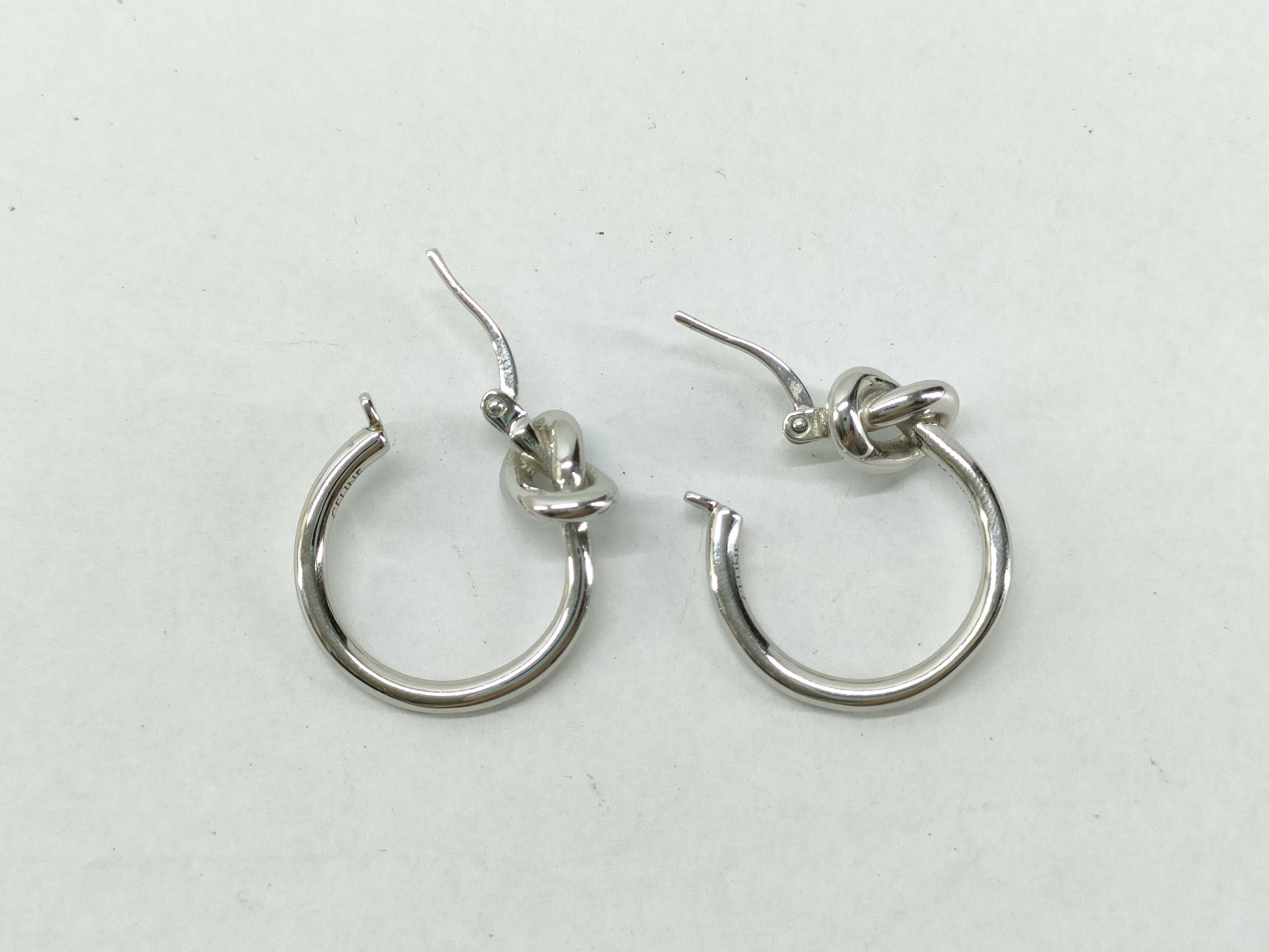 Knot Small Hoop Earrings — view 3