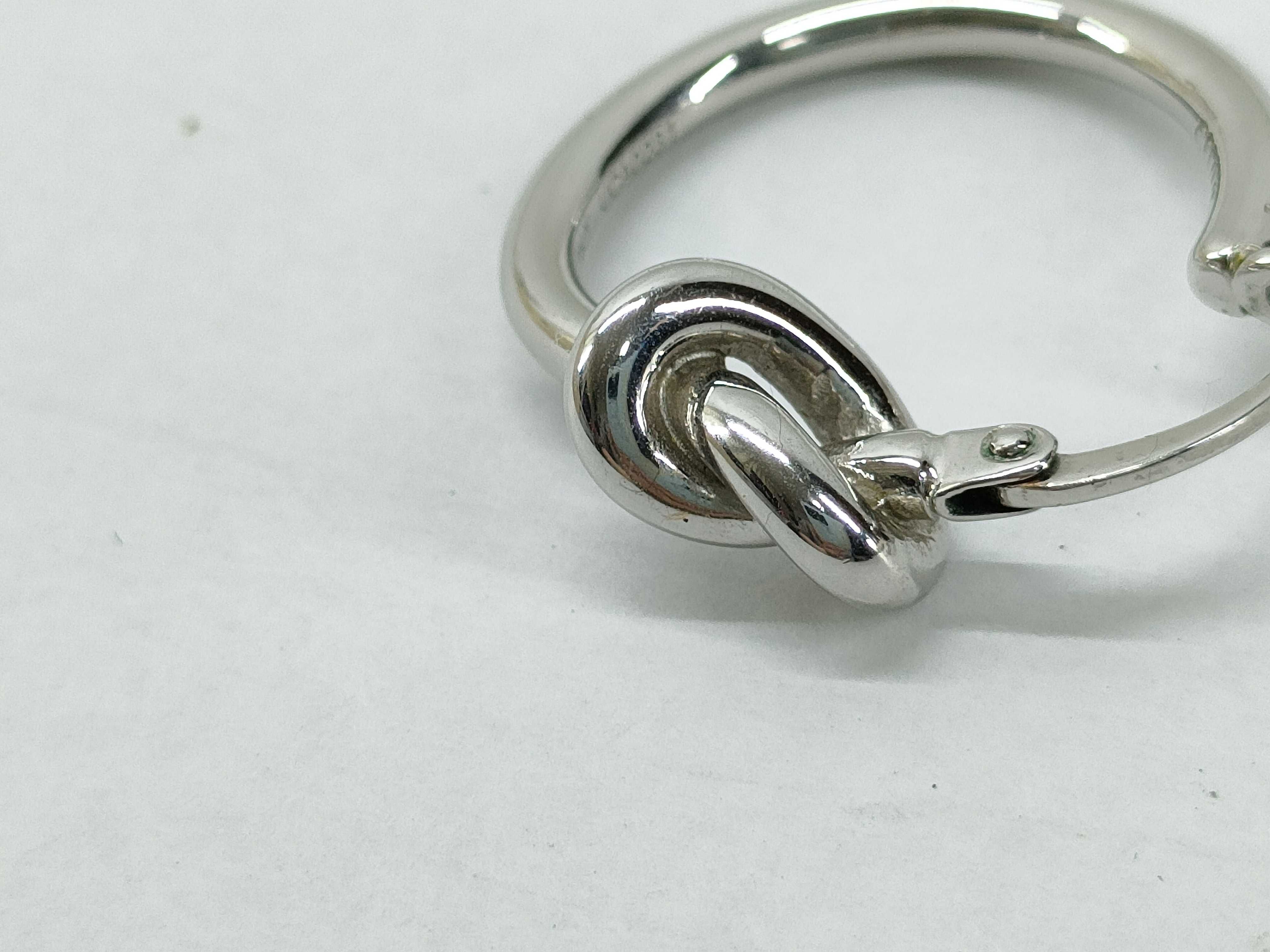 Knot Small Hoop Earrings — view 8