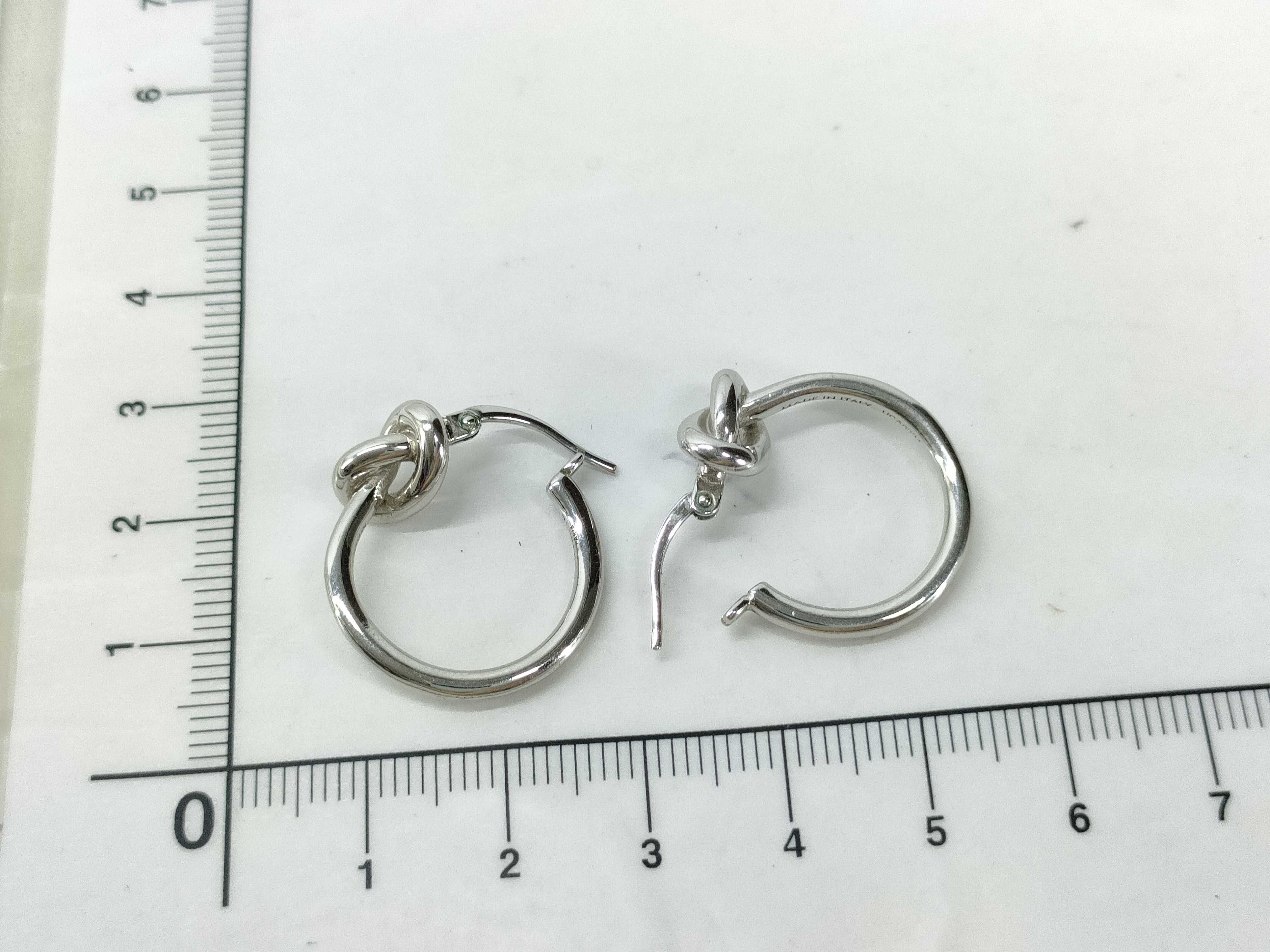 Knot Small Hoop Earrings — view 9