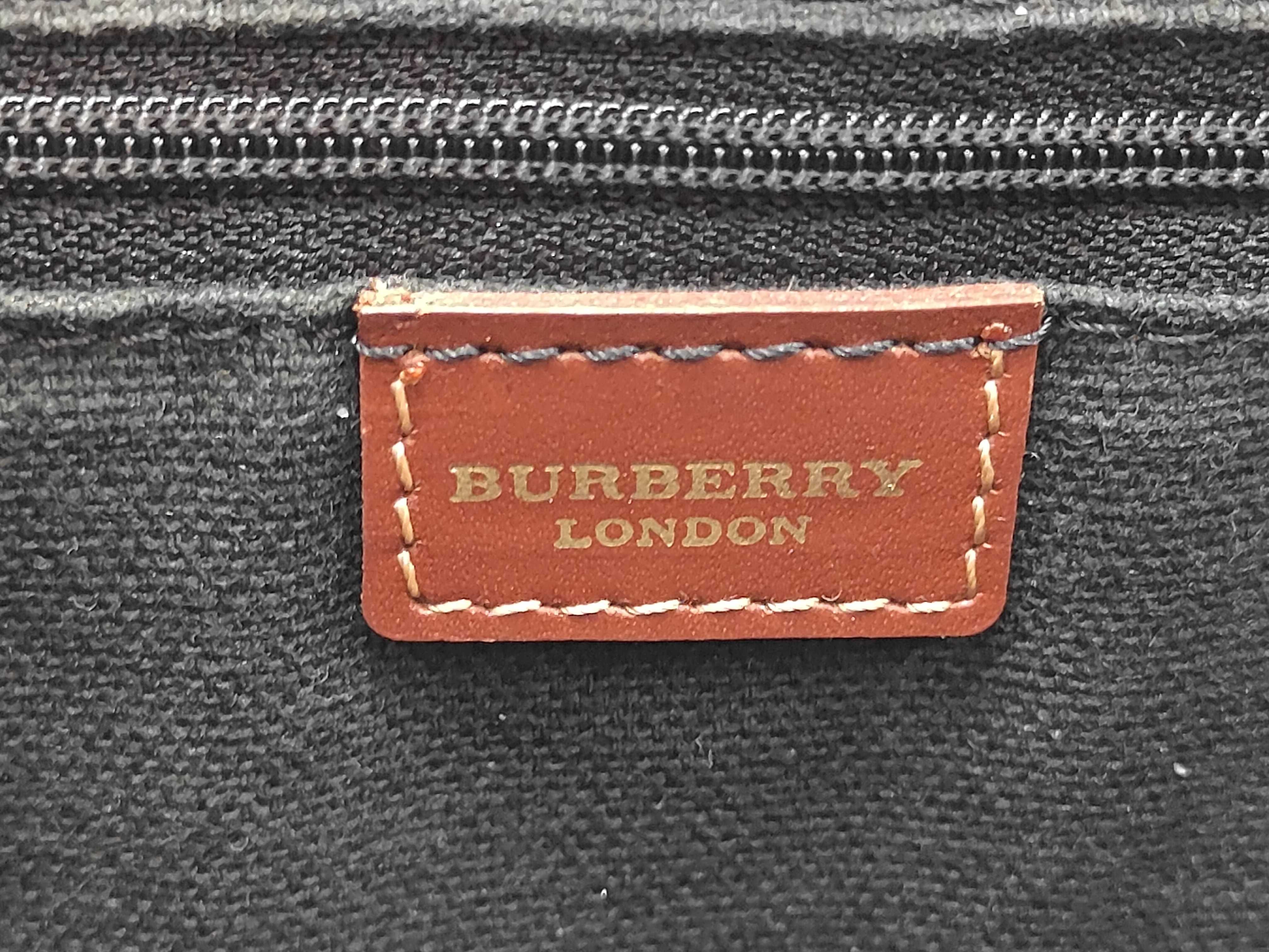 Leather Tote Bag, Nova Check Pattern Handbag — view 8