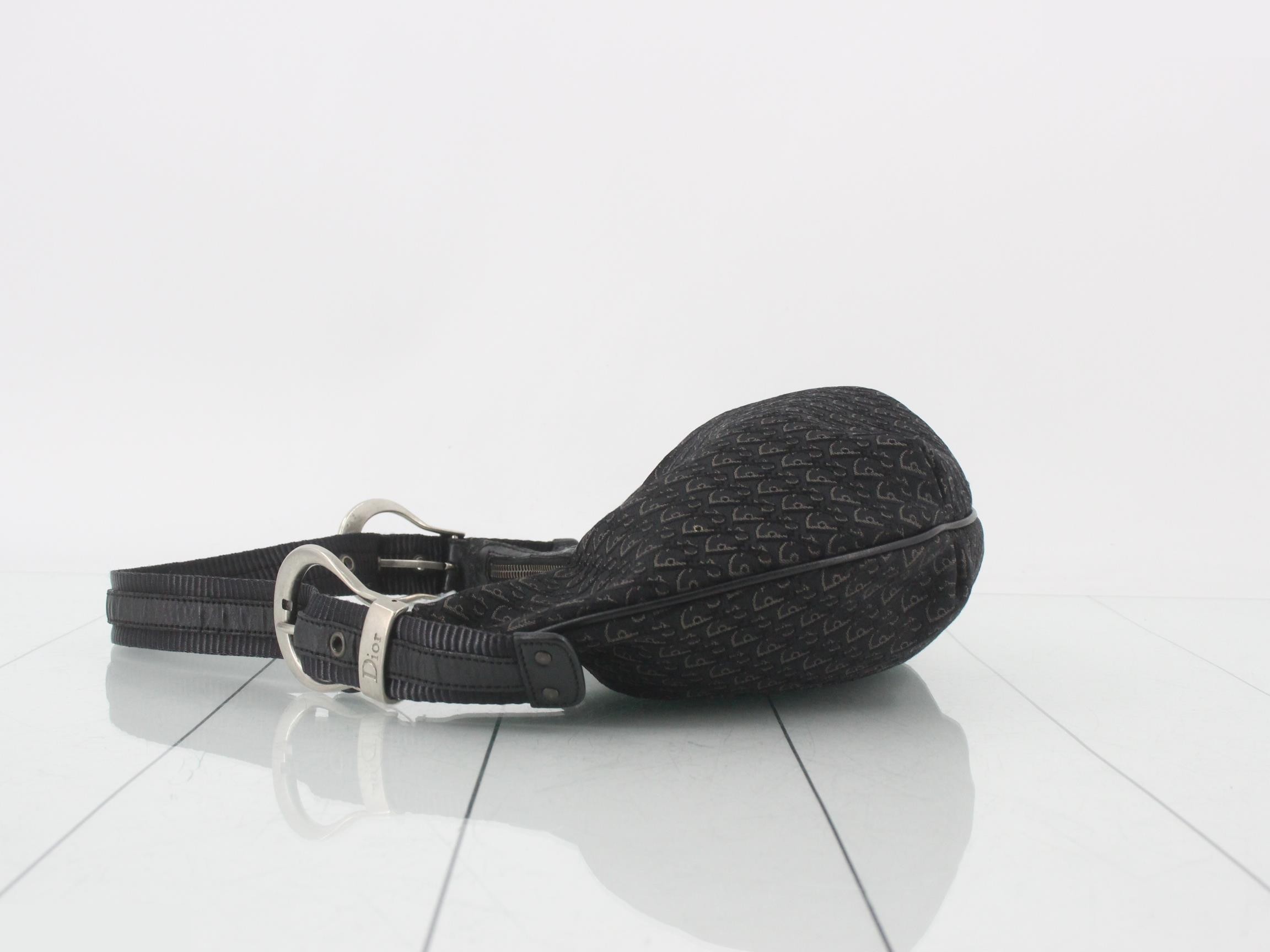 Trotter (Bag) Shoulder Bag, Black Canvas — view 4