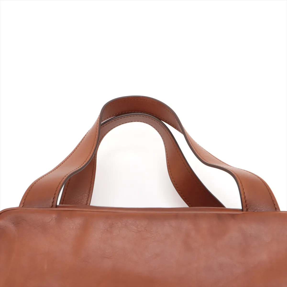 leather handbag brown 5BB182 — view 6