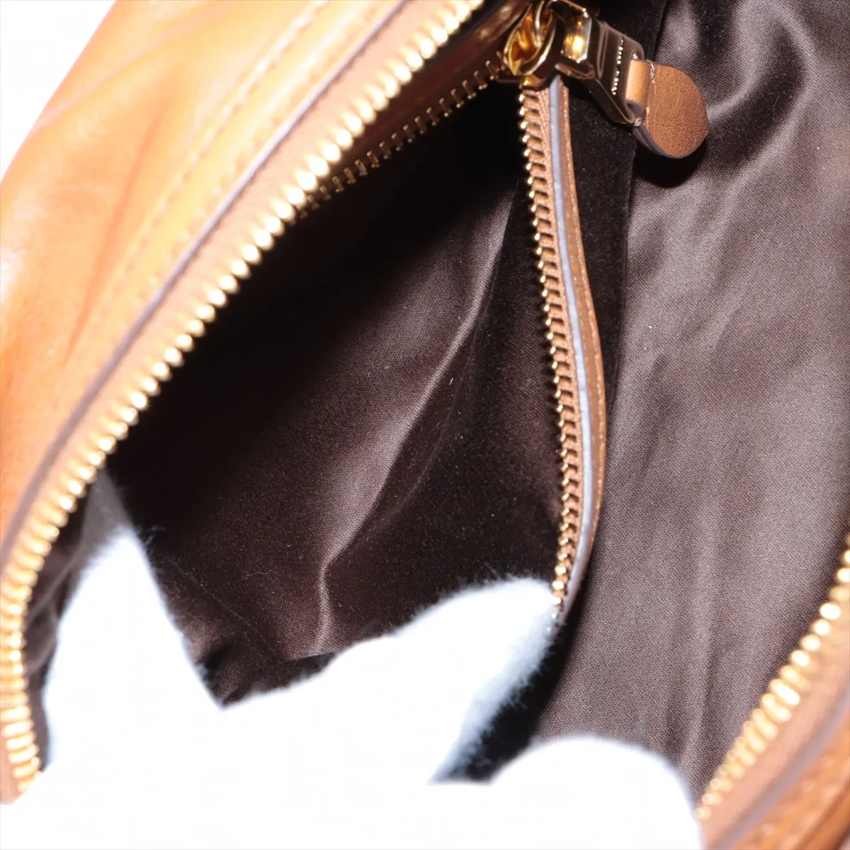 leather handbag brown 5BB182 — view 8