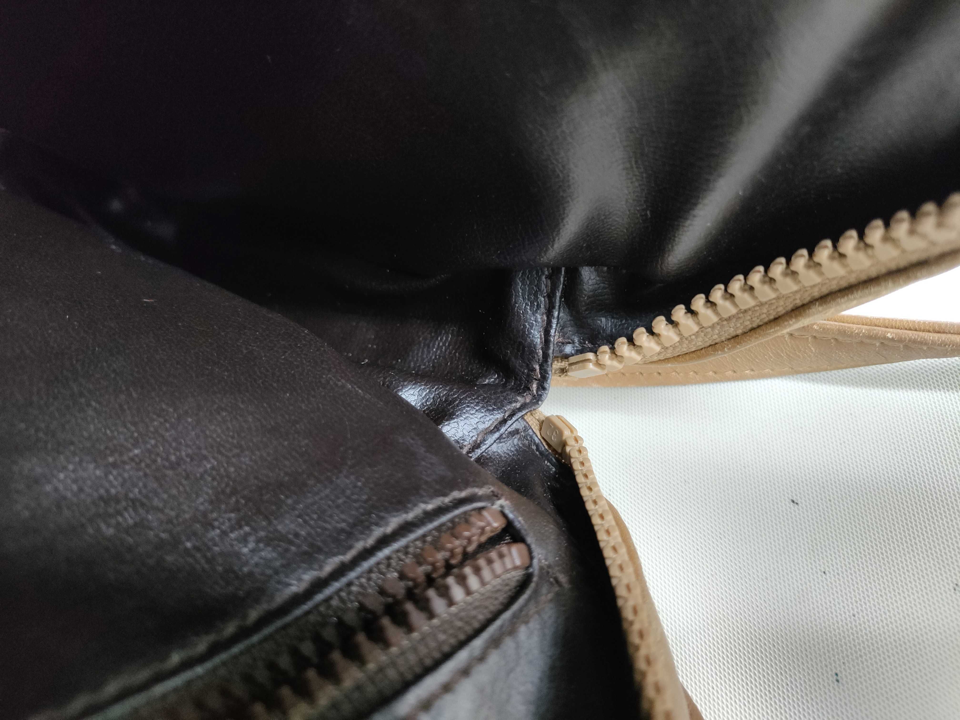 Macadam Shoulder Bag, PVC x Leather, Beige x Camel — view 11