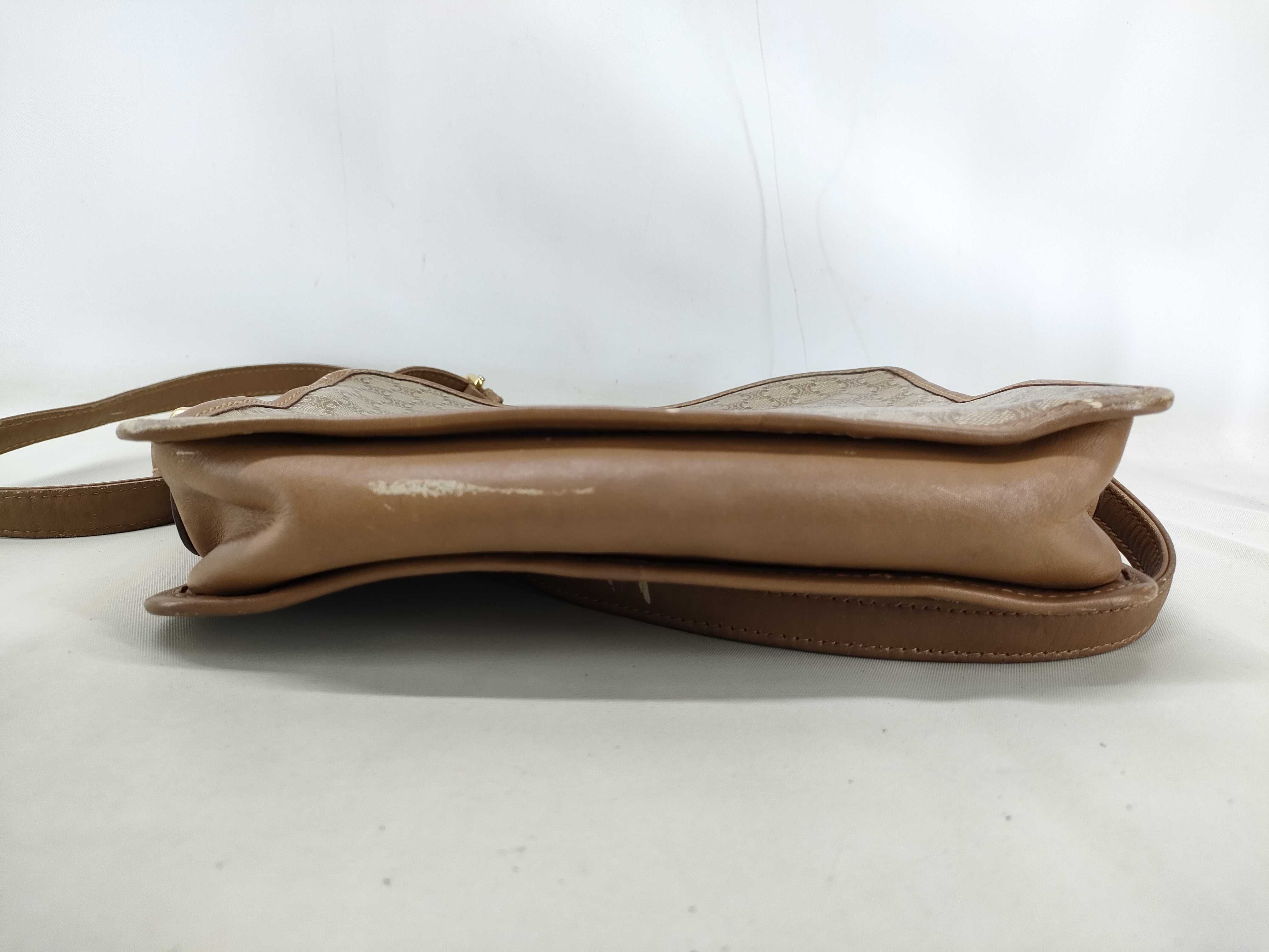 Macadam Shoulder Bag, PVC x Leather, Beige x Camel — view 3