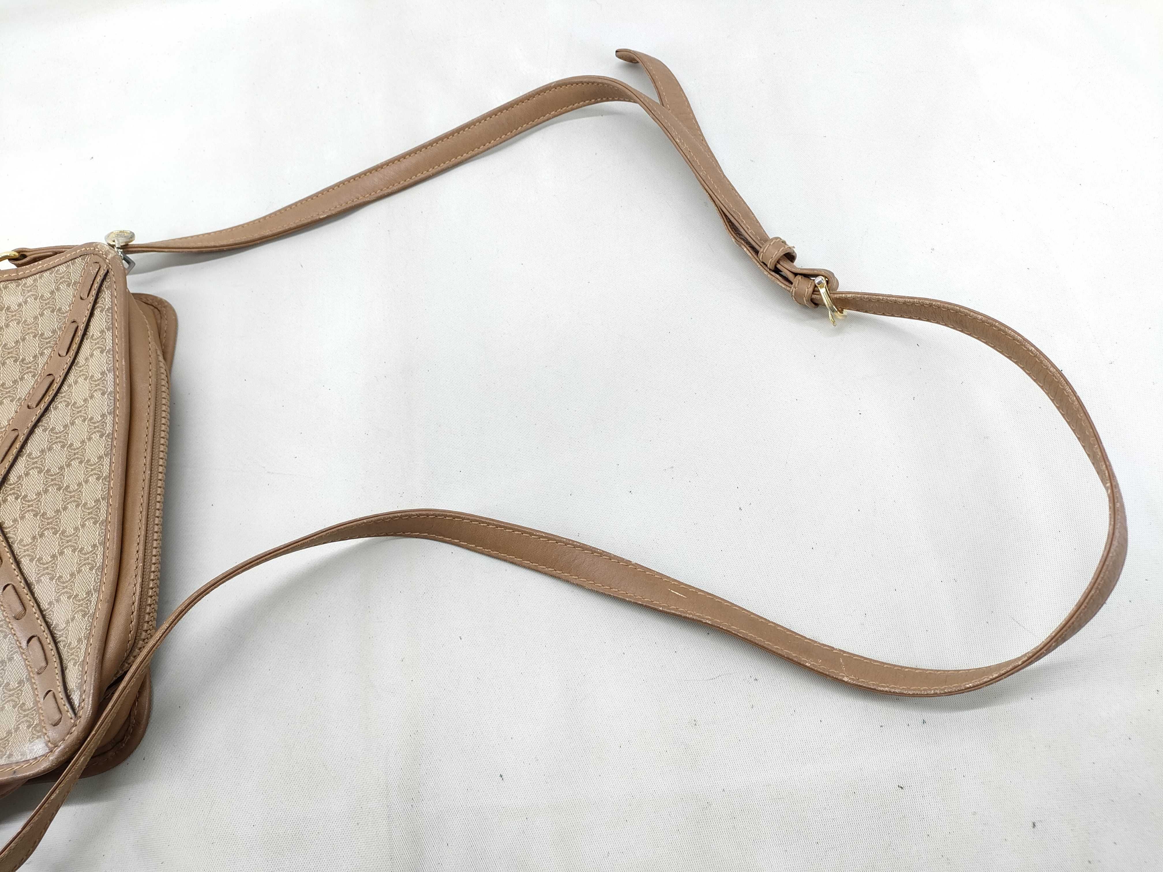 Macadam Shoulder Bag, PVC x Leather, Beige x Camel — view 5
