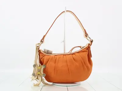 Triomphe Sequin Tassel One-Shoulder Bag