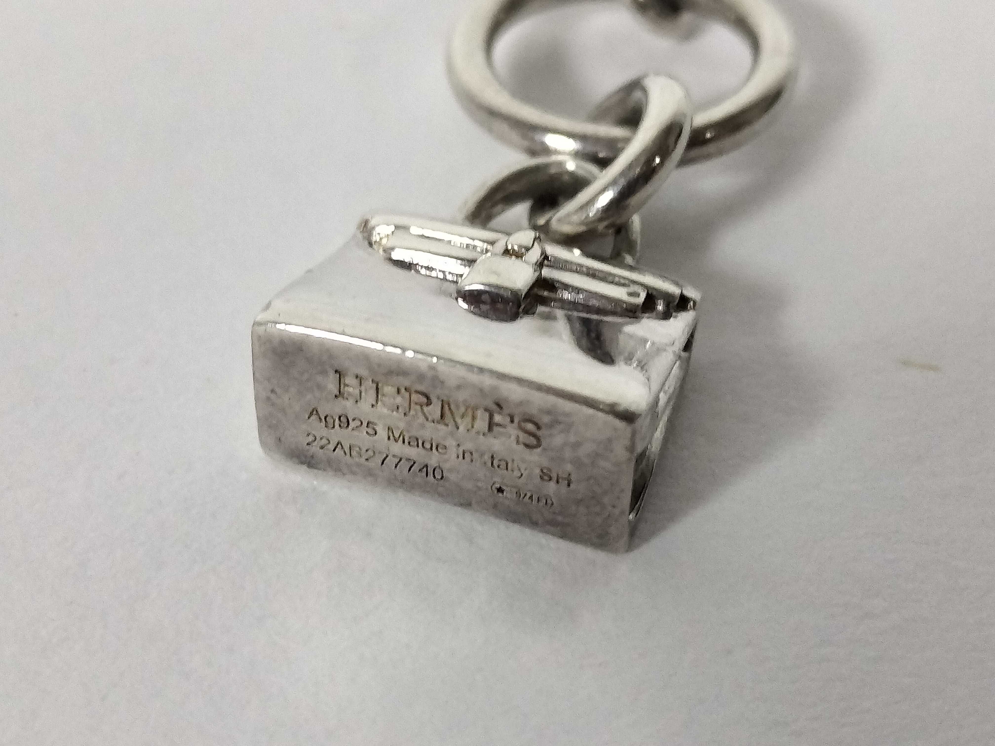 Kelly bag, Hermes Kelly Cadena, Ag925 silver, other accessories. — view 5