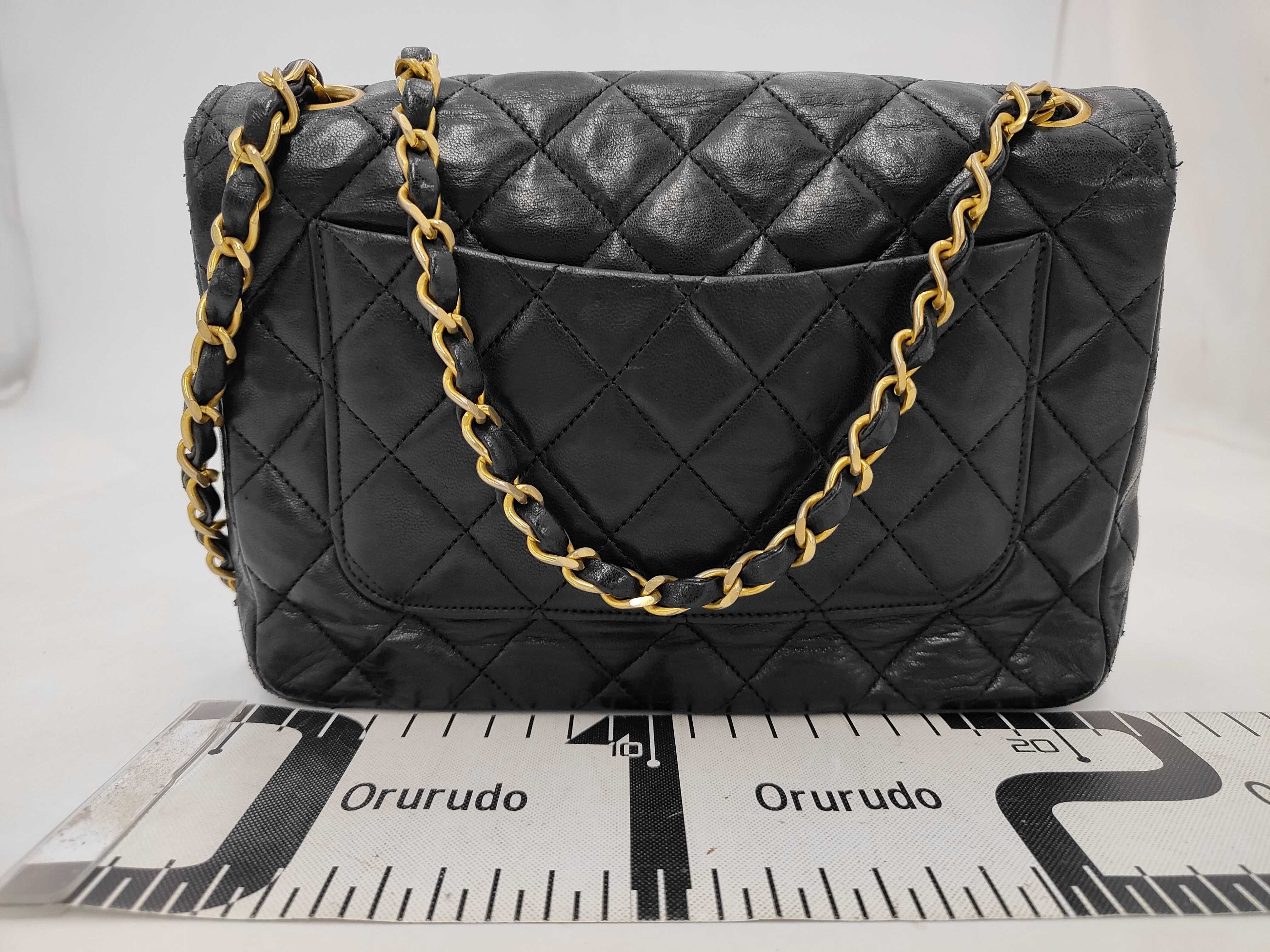 Large Coco Full Flap Lambskin Chain Shoulder Bag (Serial Number 0) — view 2