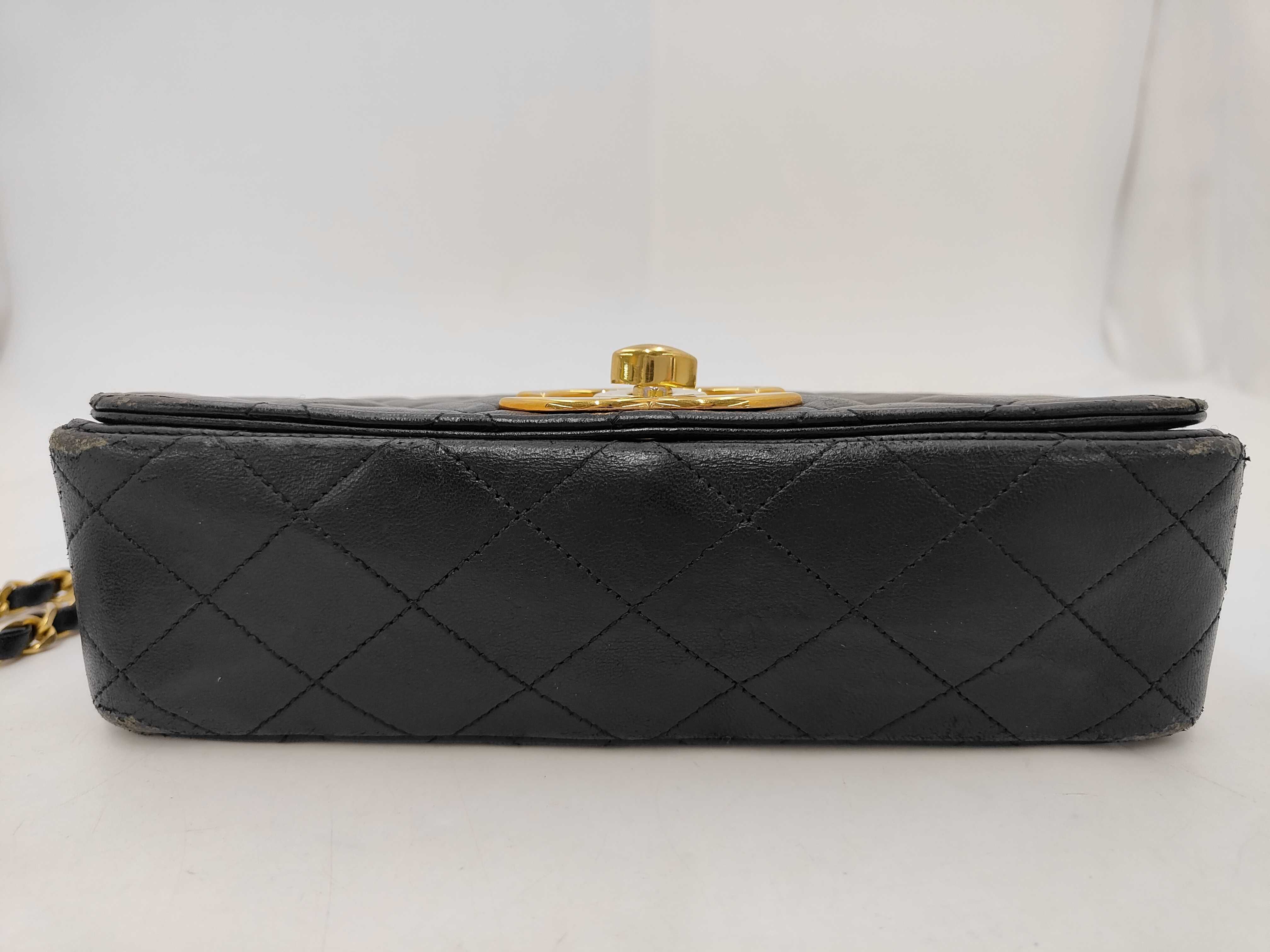 Large Coco Full Flap Lambskin Chain Shoulder Bag (Serial Number 0) — view 6
