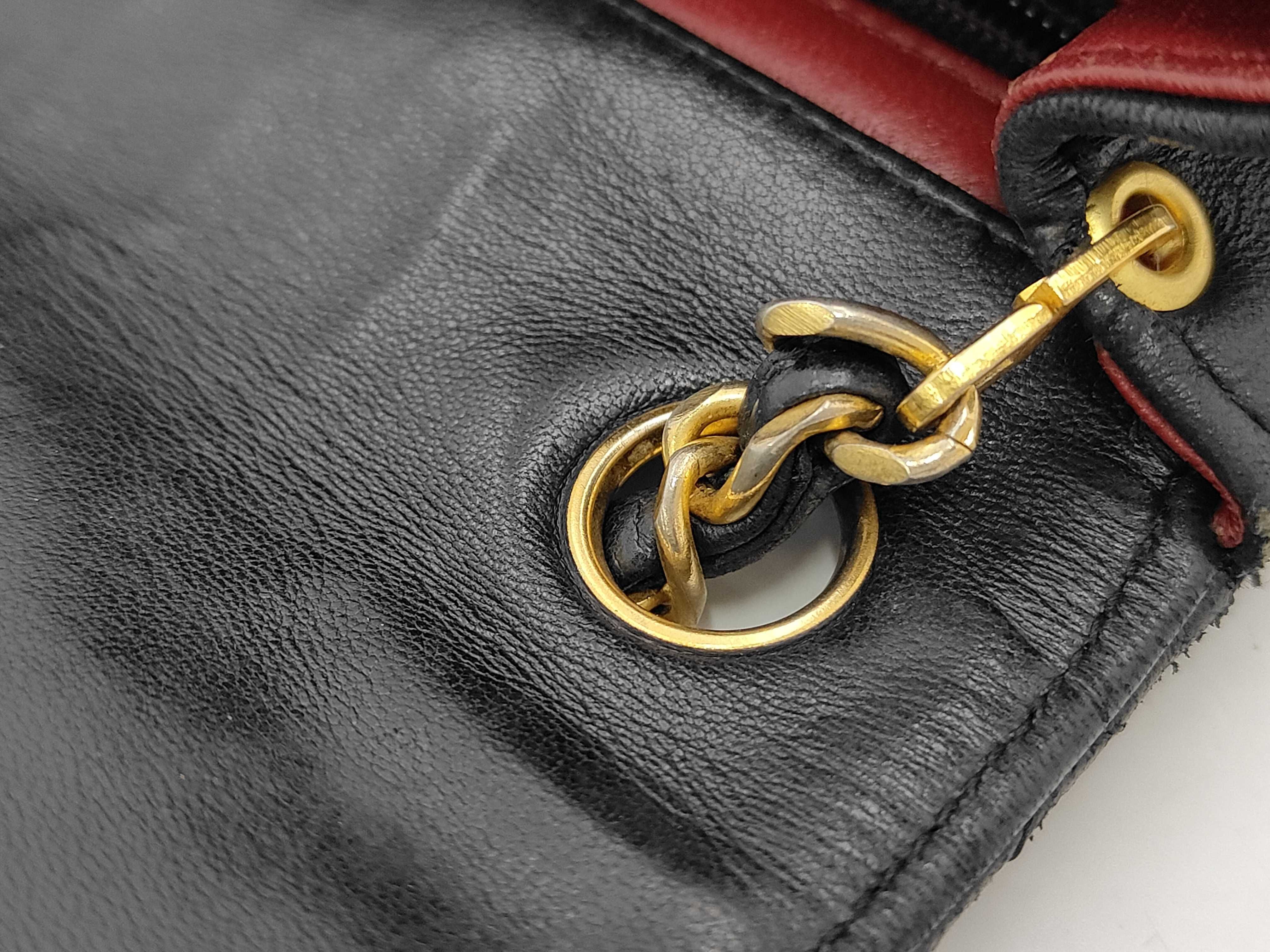 Large Coco Full Flap Lambskin Chain Shoulder Bag (Serial Number 0) — view 9