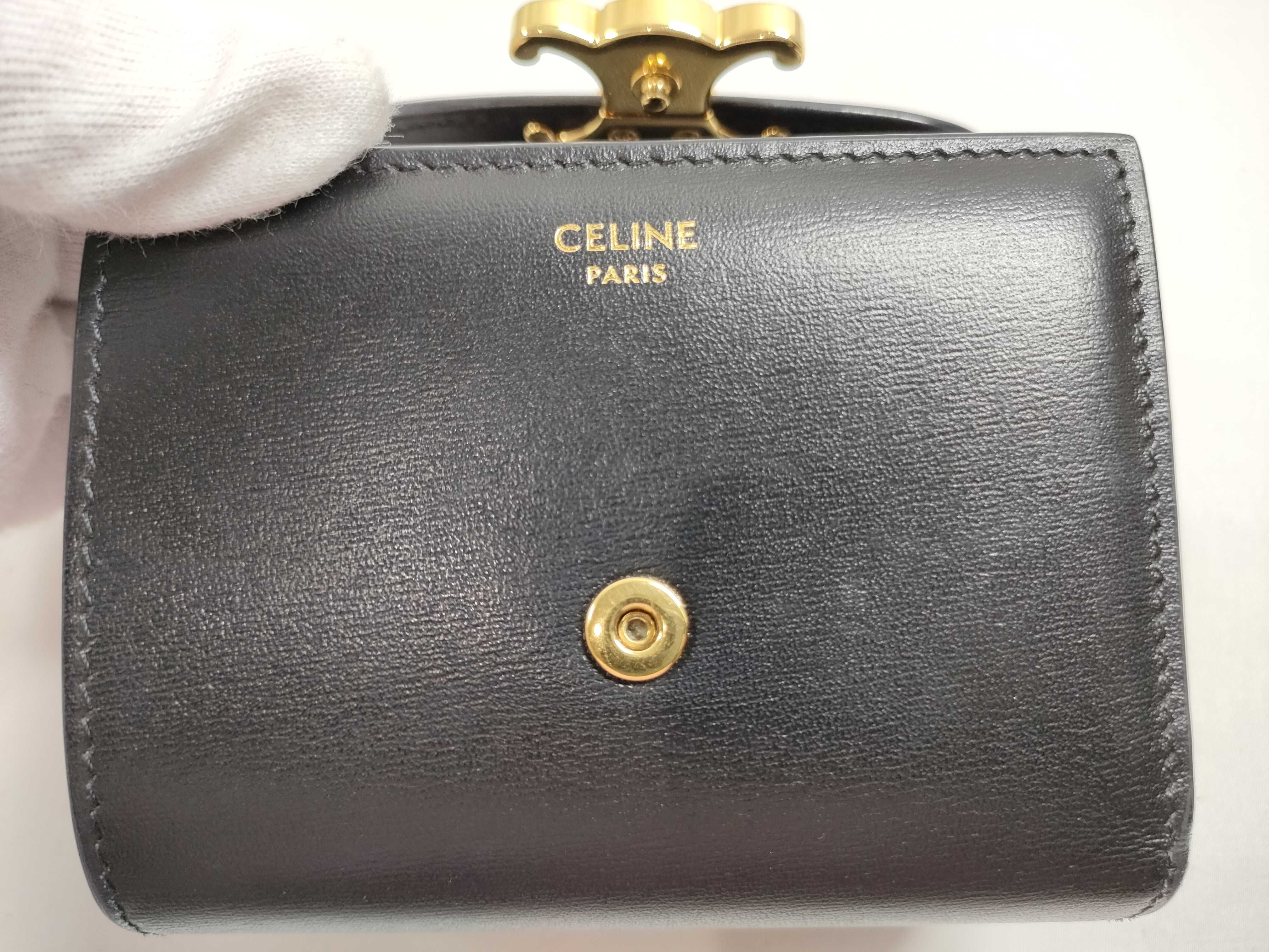 Triomphe Calf Compact Wallet — view 12