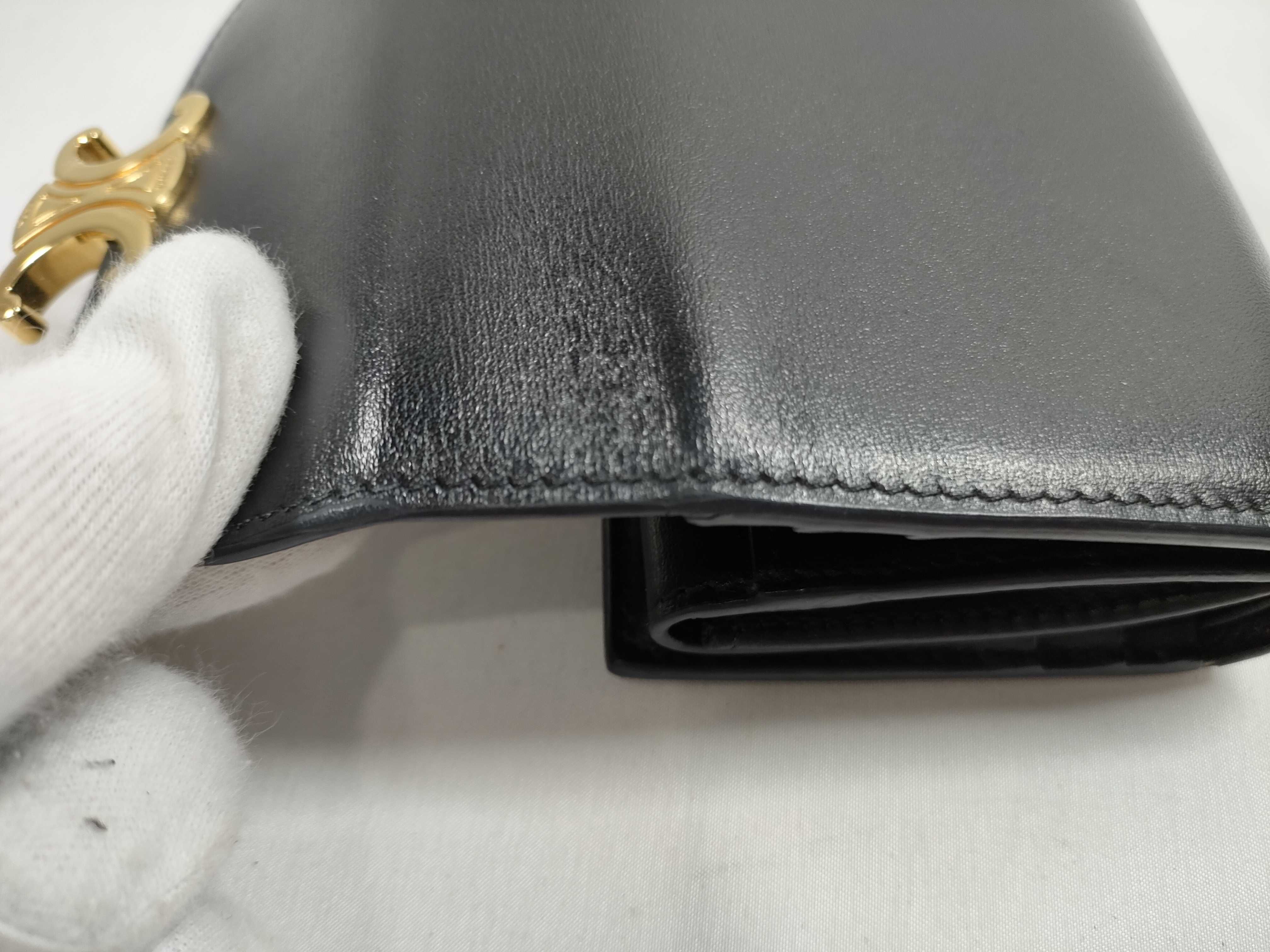 Triomphe Calf Compact Wallet — view 14