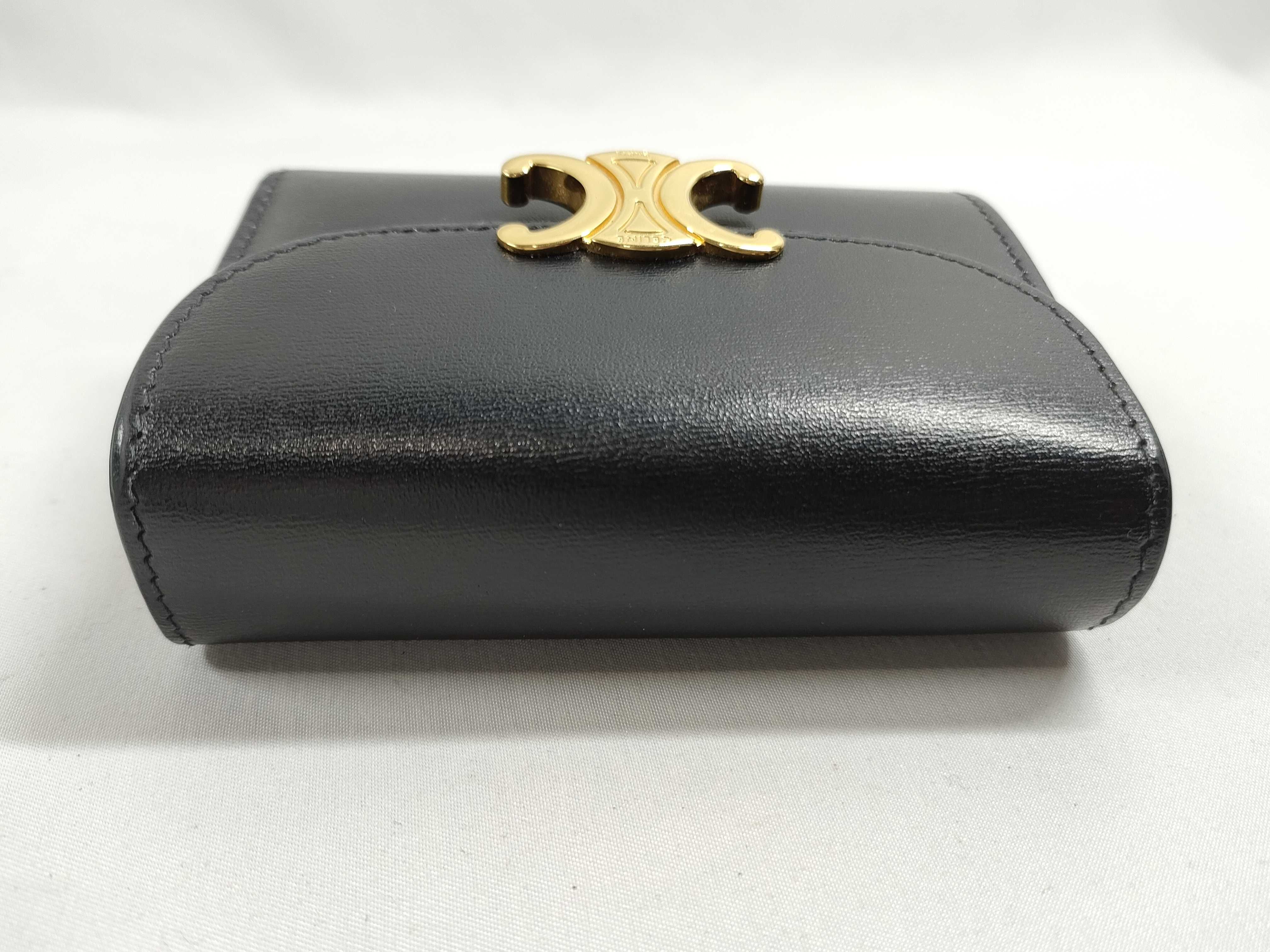 Triomphe Calf Compact Wallet — view 6