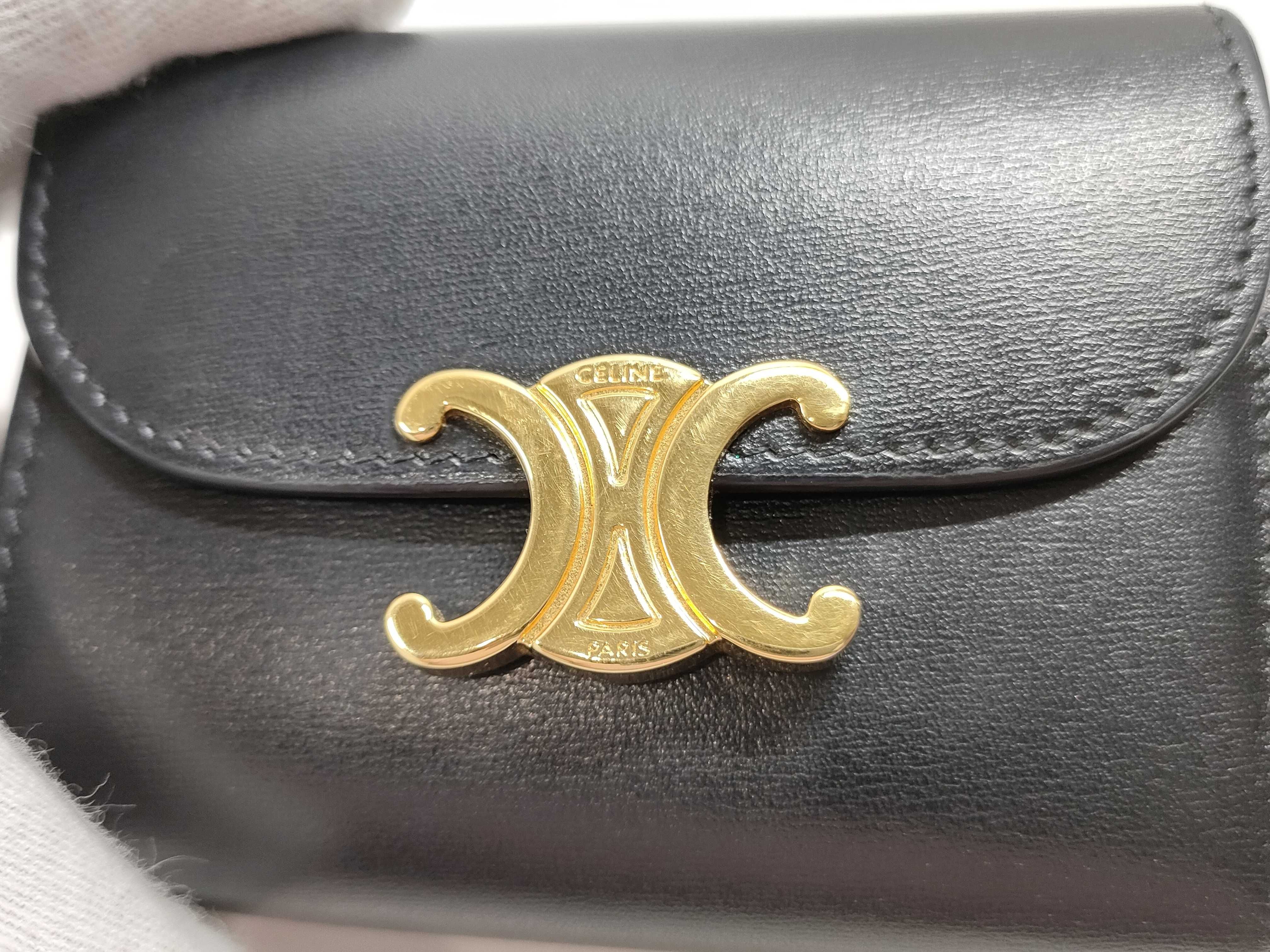 Triomphe Calf Compact Wallet — view 7