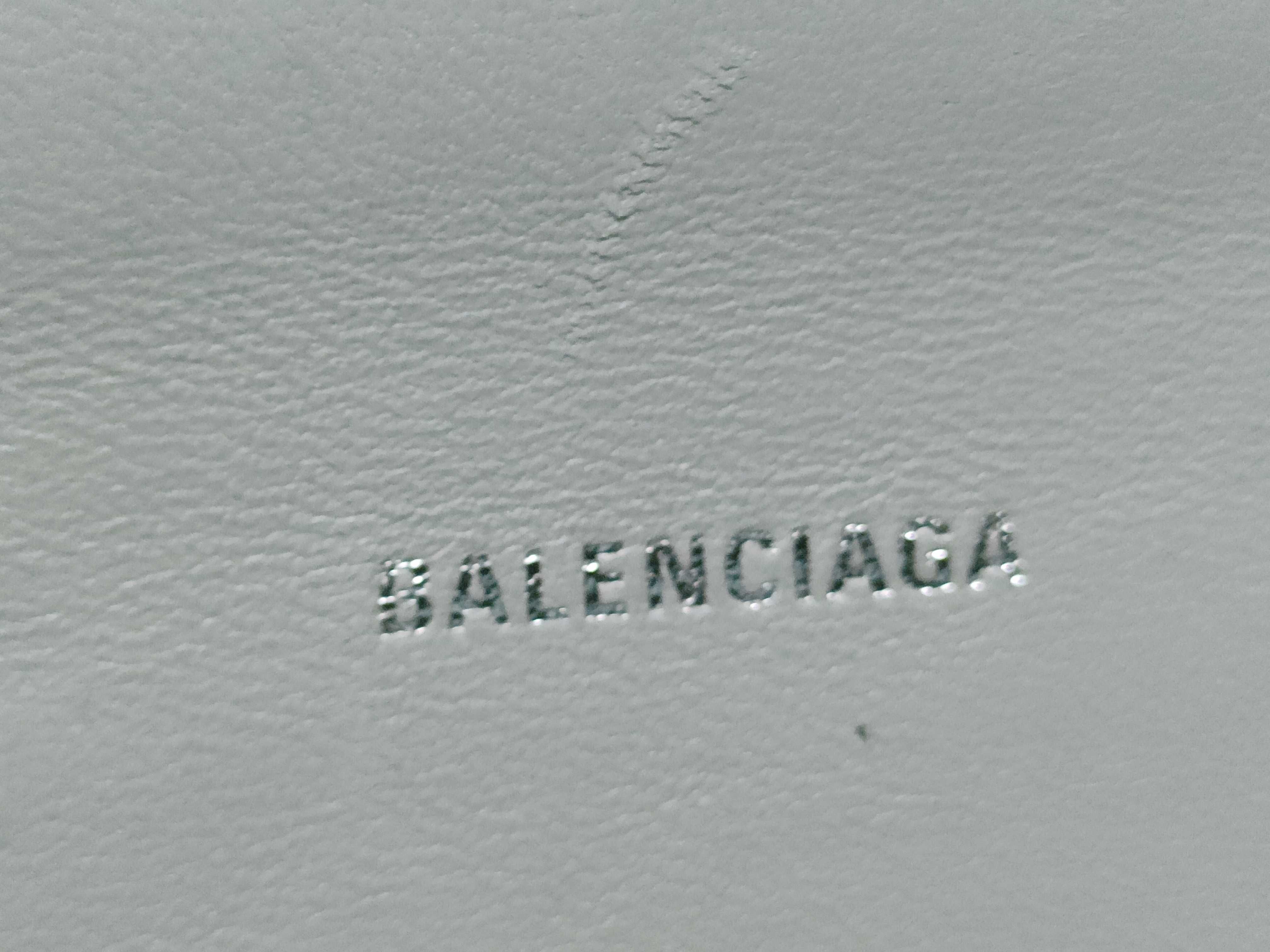 Hourglass XS Leather Glitter Finish 2-Way Handbag Silver 592833 Handbag — view 12