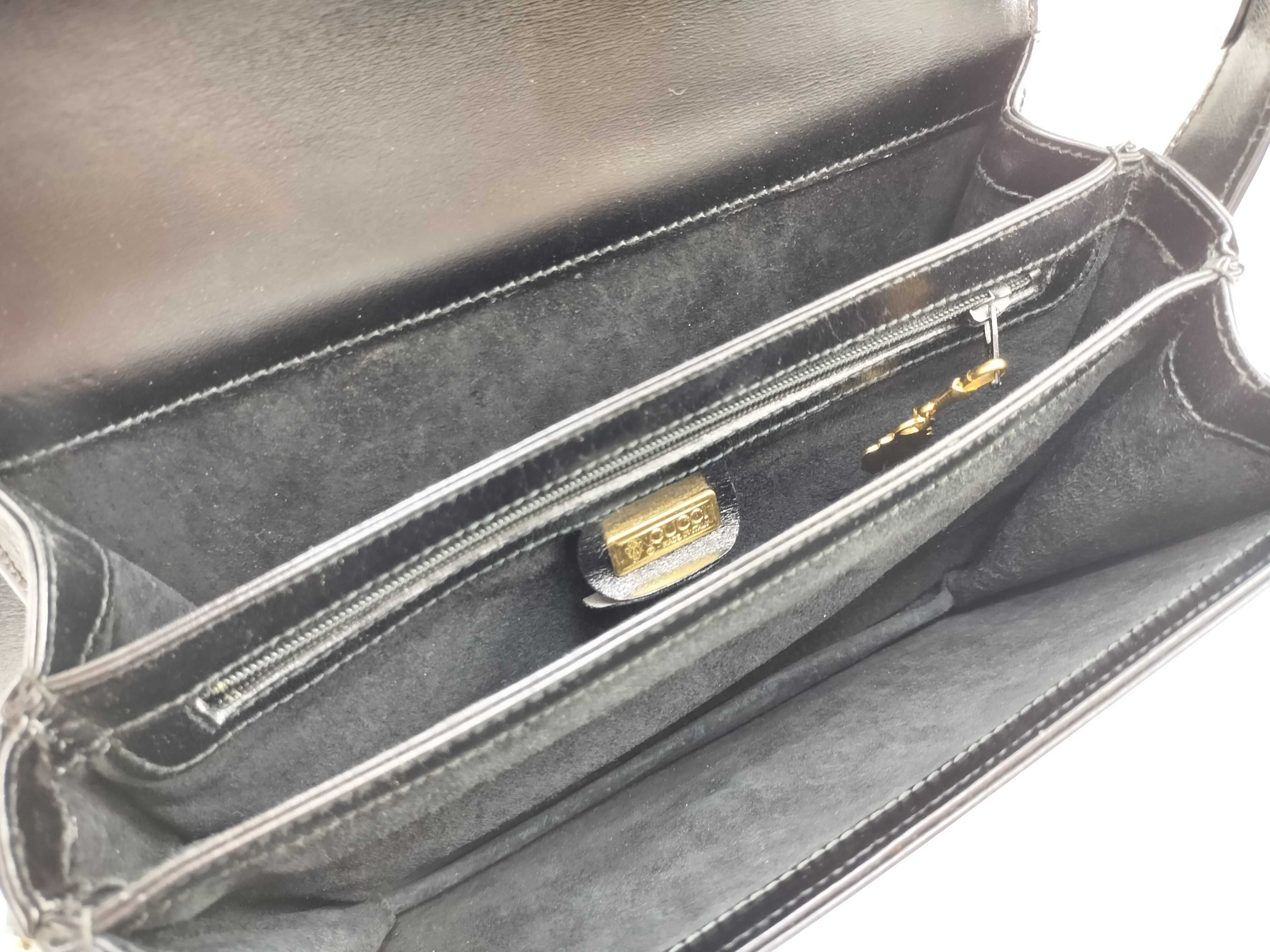 001 406 Turnlock Leather Shoulder Bag — view 12