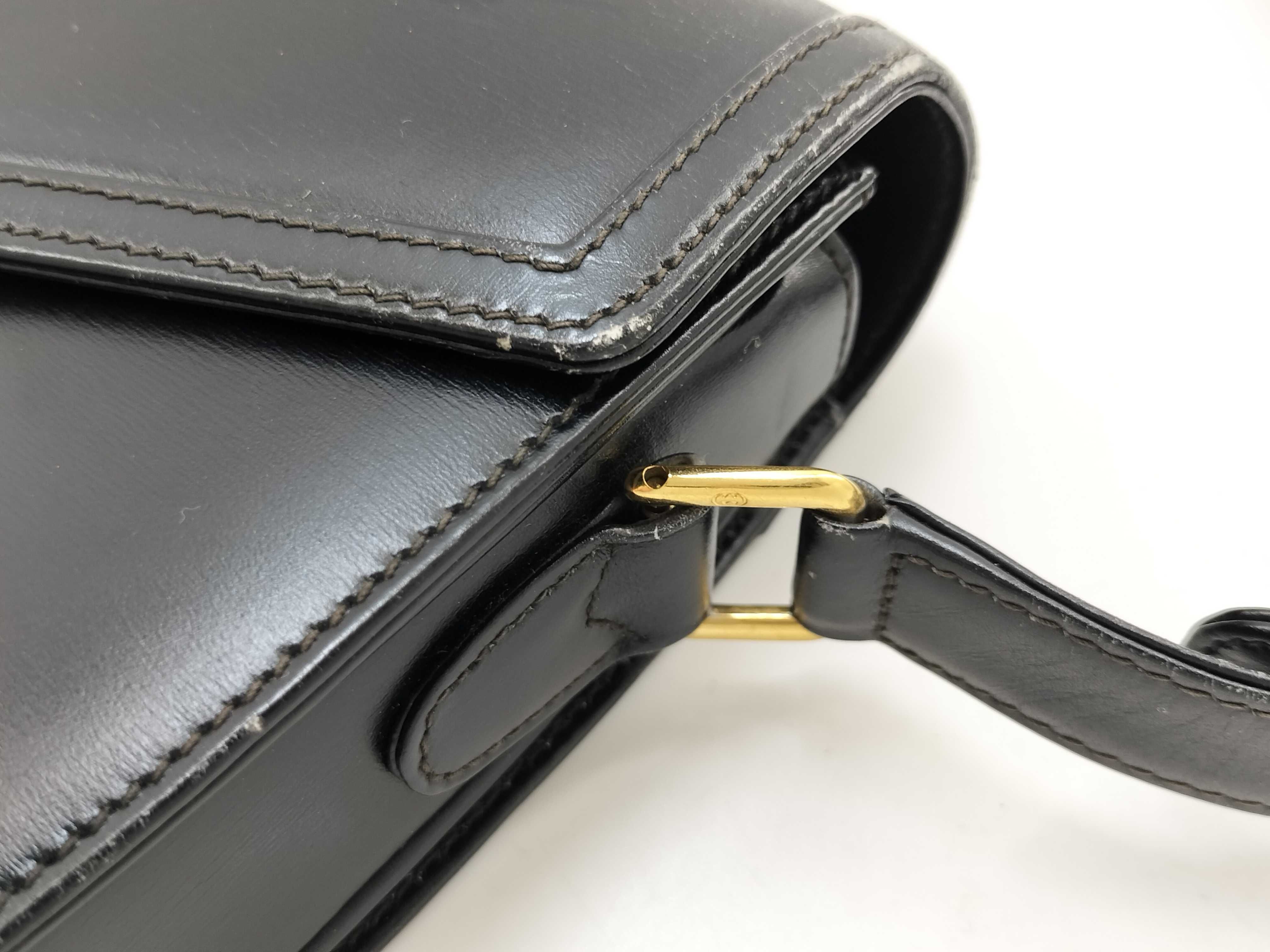 001 406 Turnlock Leather Shoulder Bag — view 6