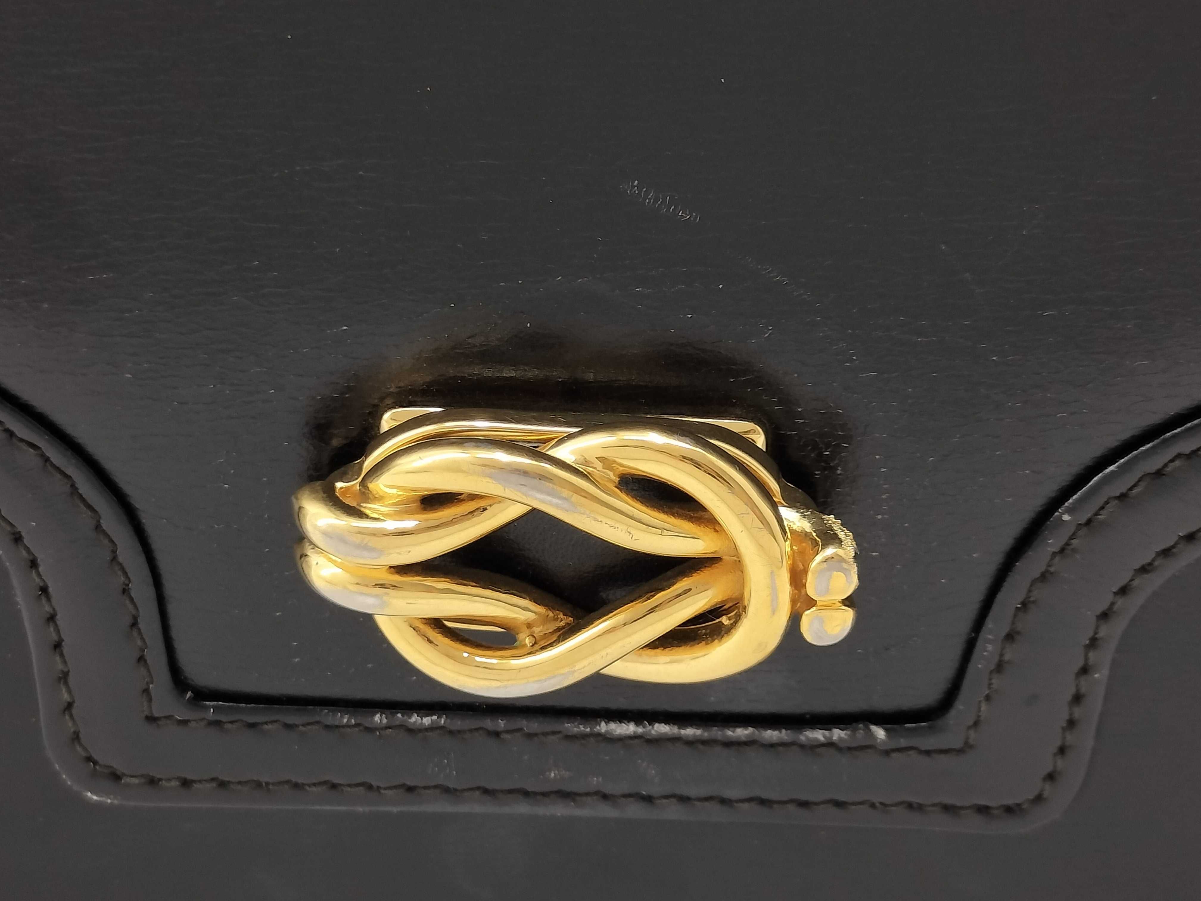 001 406 Turnlock Leather Shoulder Bag — view 9