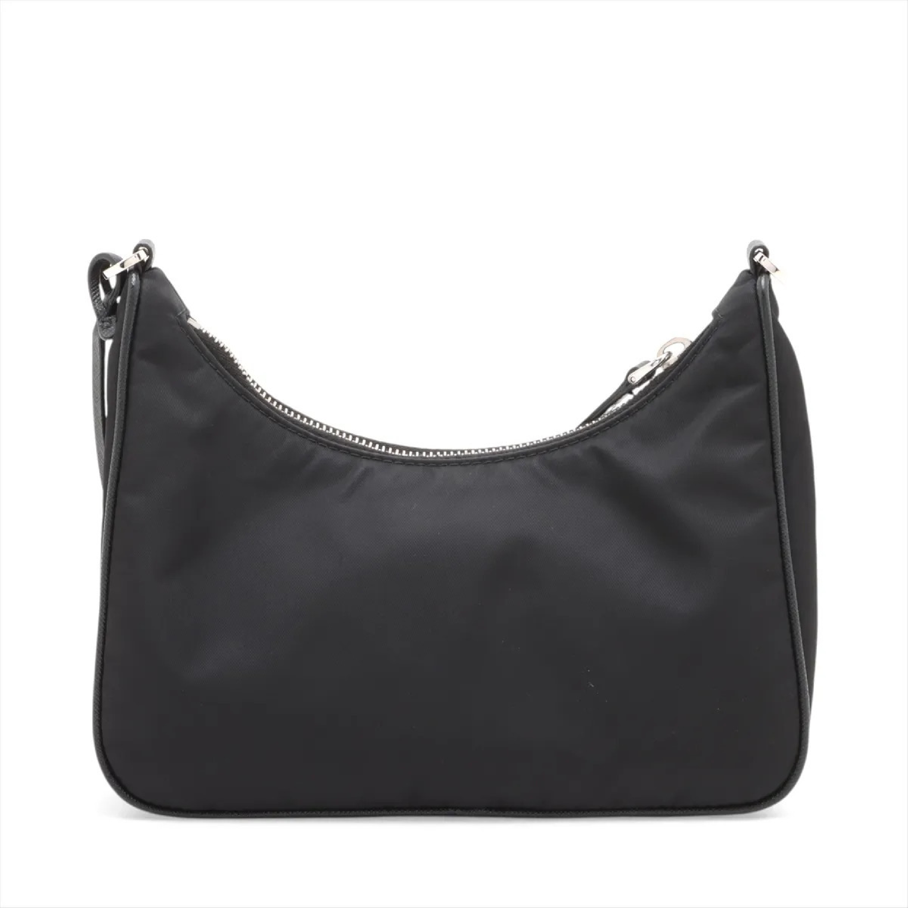 Tessuto Nylon x Leather Shoulder Bag — view 2