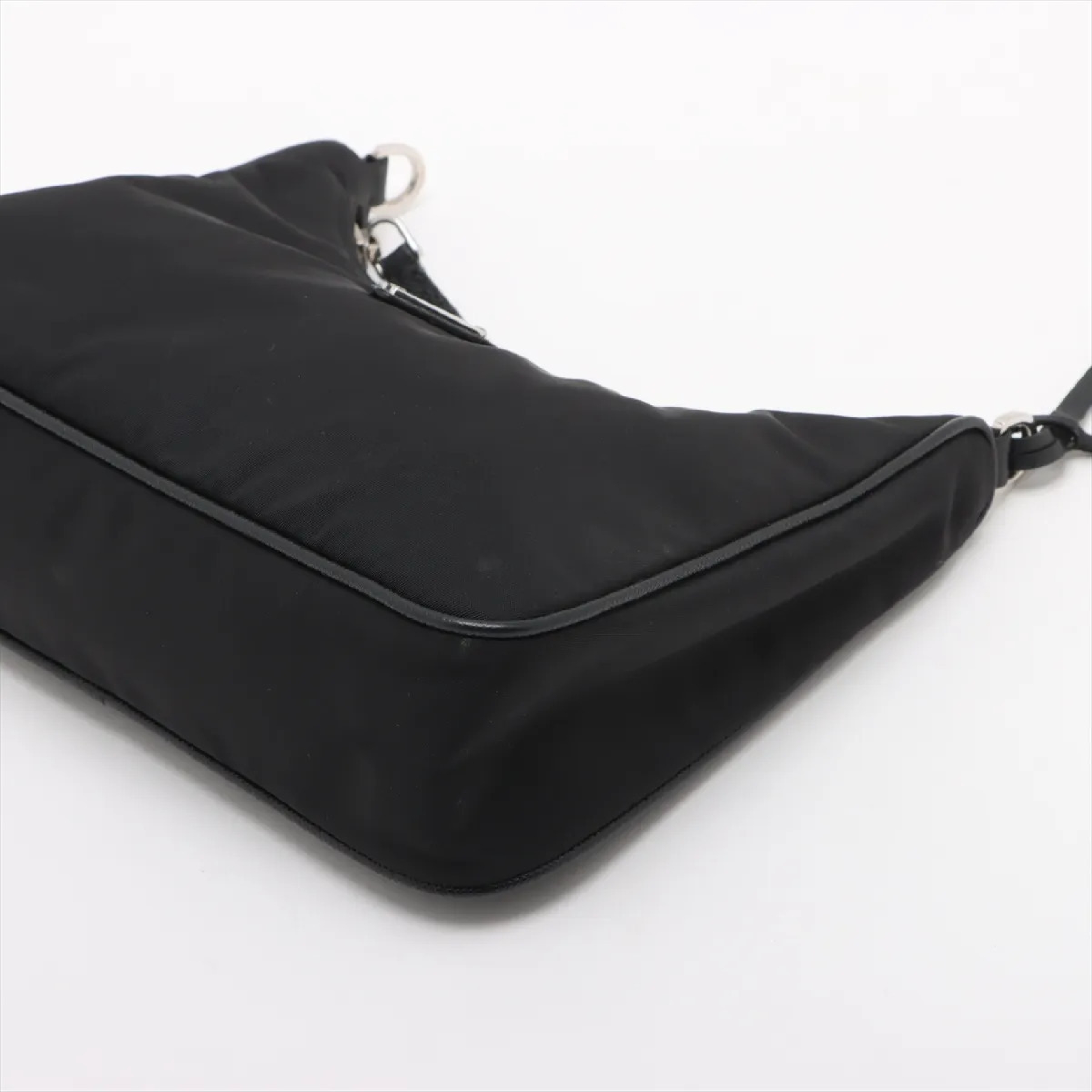 Tessuto Nylon x Leather Shoulder Bag — view 3