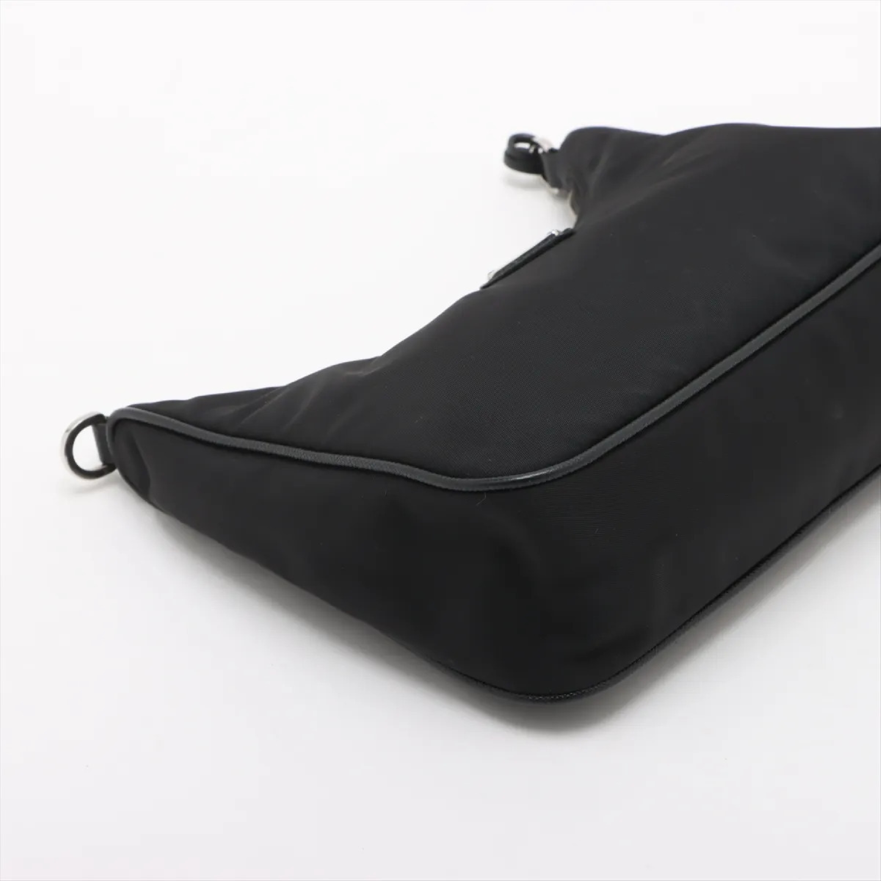Tessuto Nylon x Leather Shoulder Bag — view 4