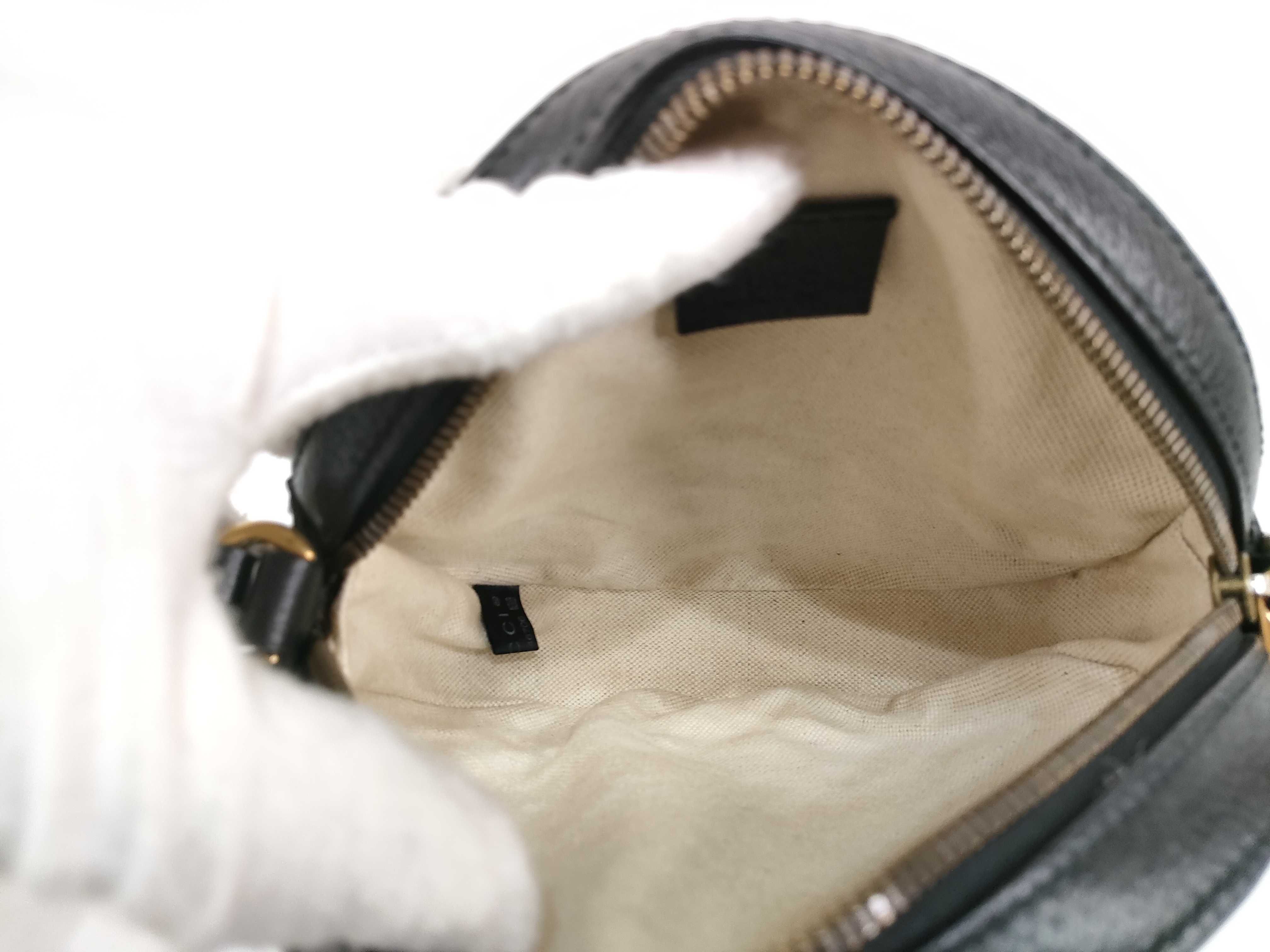 GG Gucci Round Shoulder Bag with Dust Bag — view 12