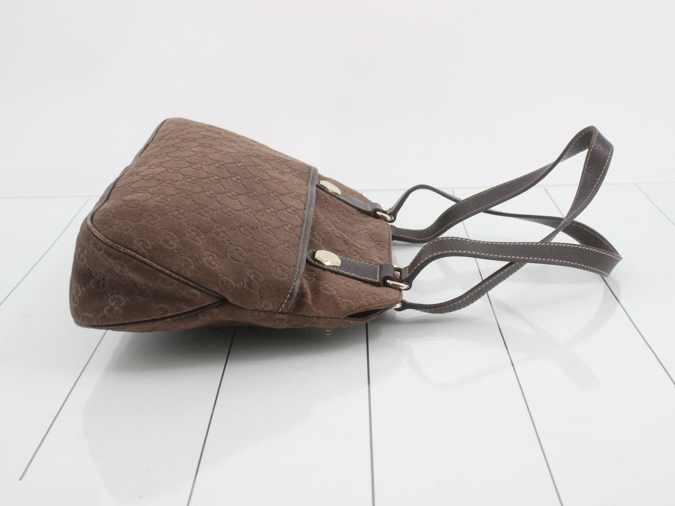 GG Suede Shoulder Bag — view 3