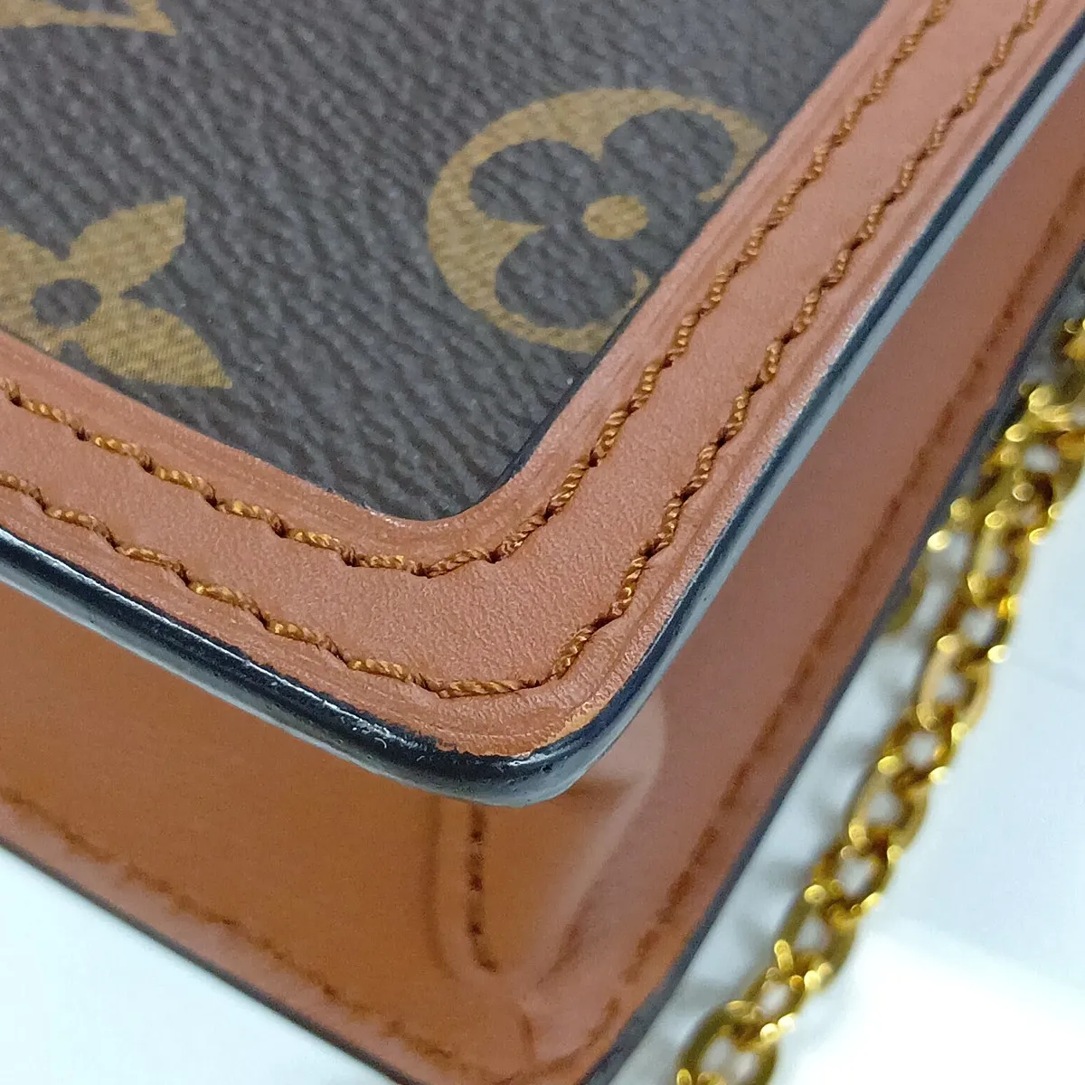 Monogram Reverse Portefeuille Dauphine M68746 Brown (RFID detected) — view 11