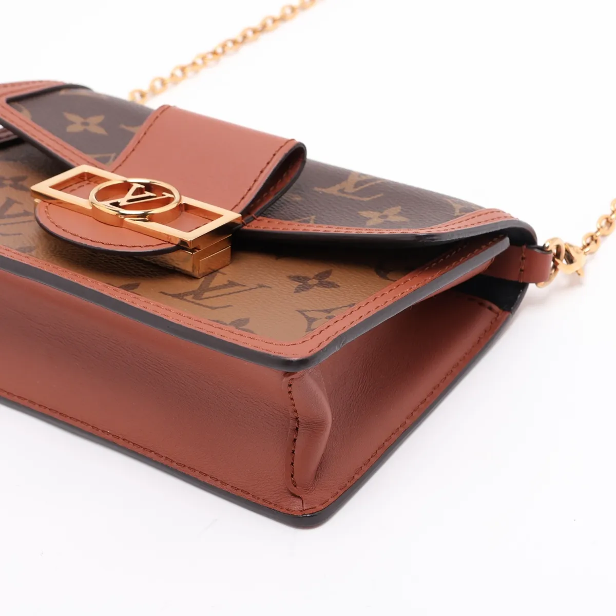 Monogram Reverse Portefeuille Dauphine M68746 Brown (RFID detected) — view 3