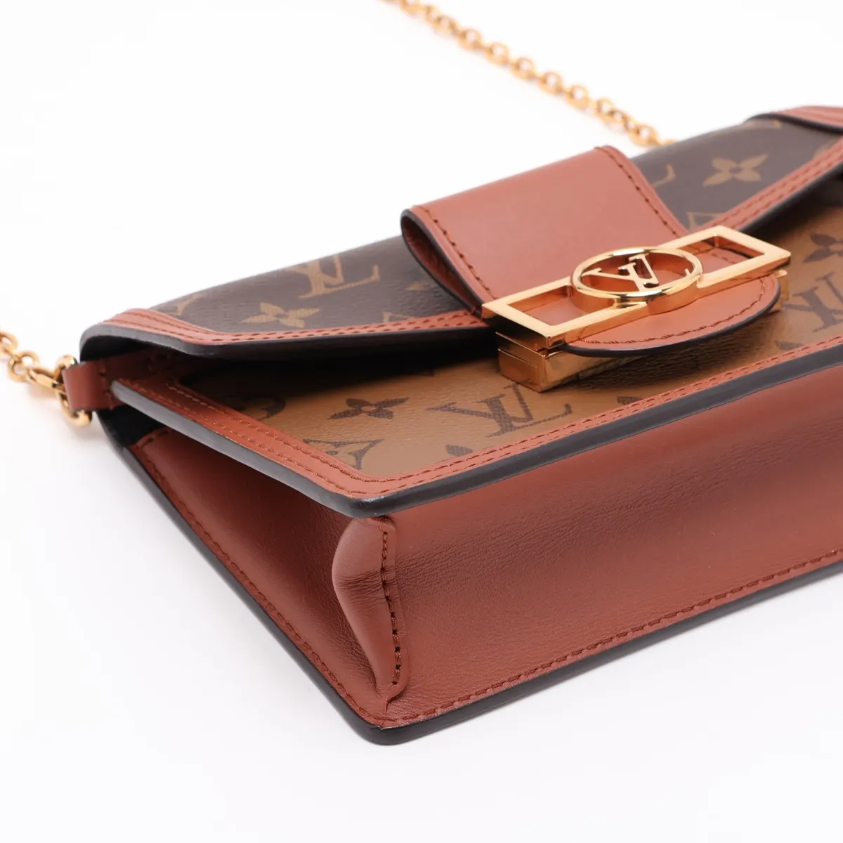 Monogram Reverse Portefeuille Dauphine M68746 Brown (RFID detected) — view 4