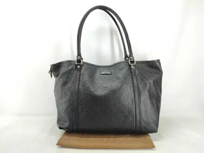 GG Shima Tote Bag Leather Tote Bag