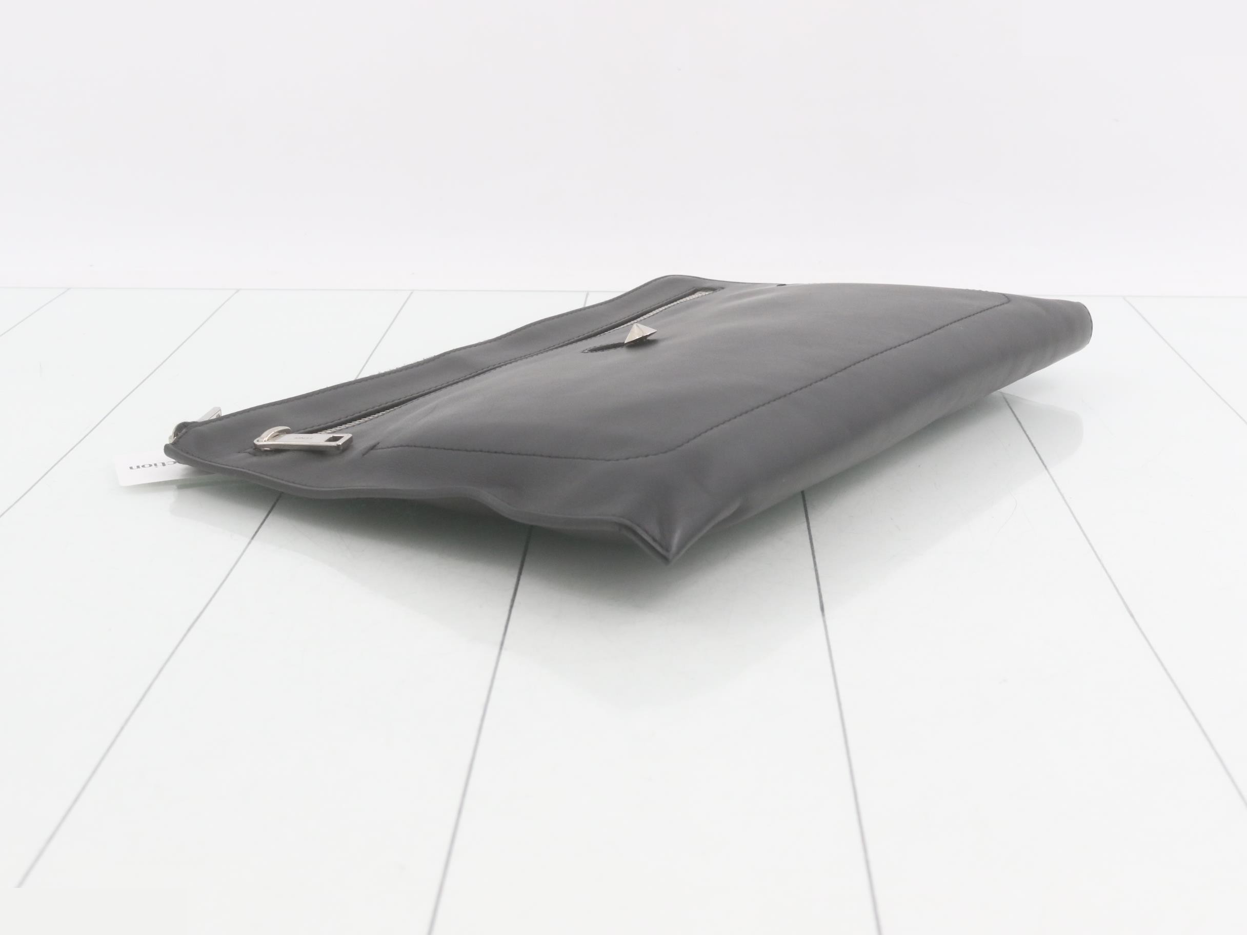 Monster Clutch Pouch Leather Black — view 5