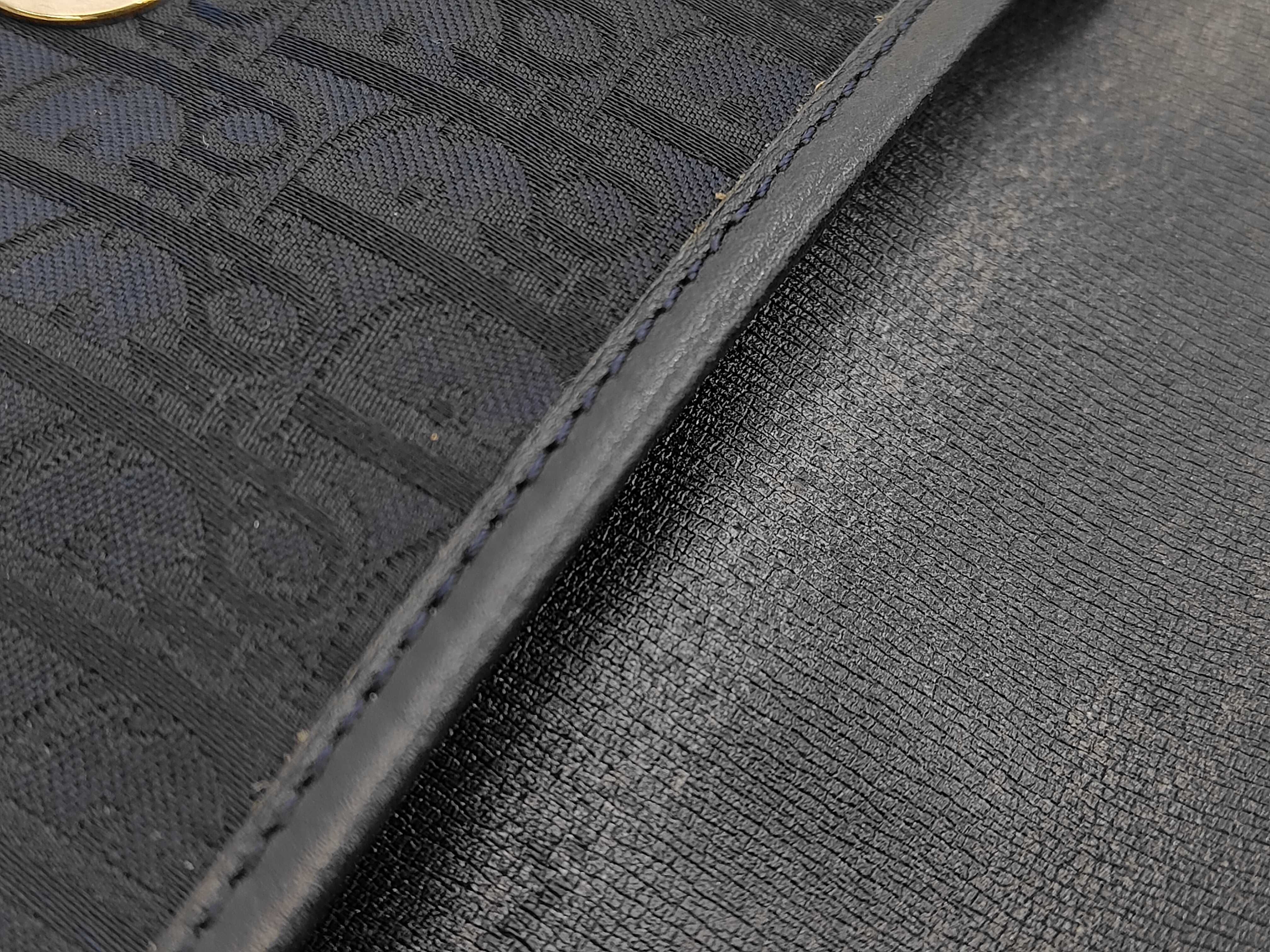 CHRISTIAN Trotter Navy Shoulder Bag — view 12