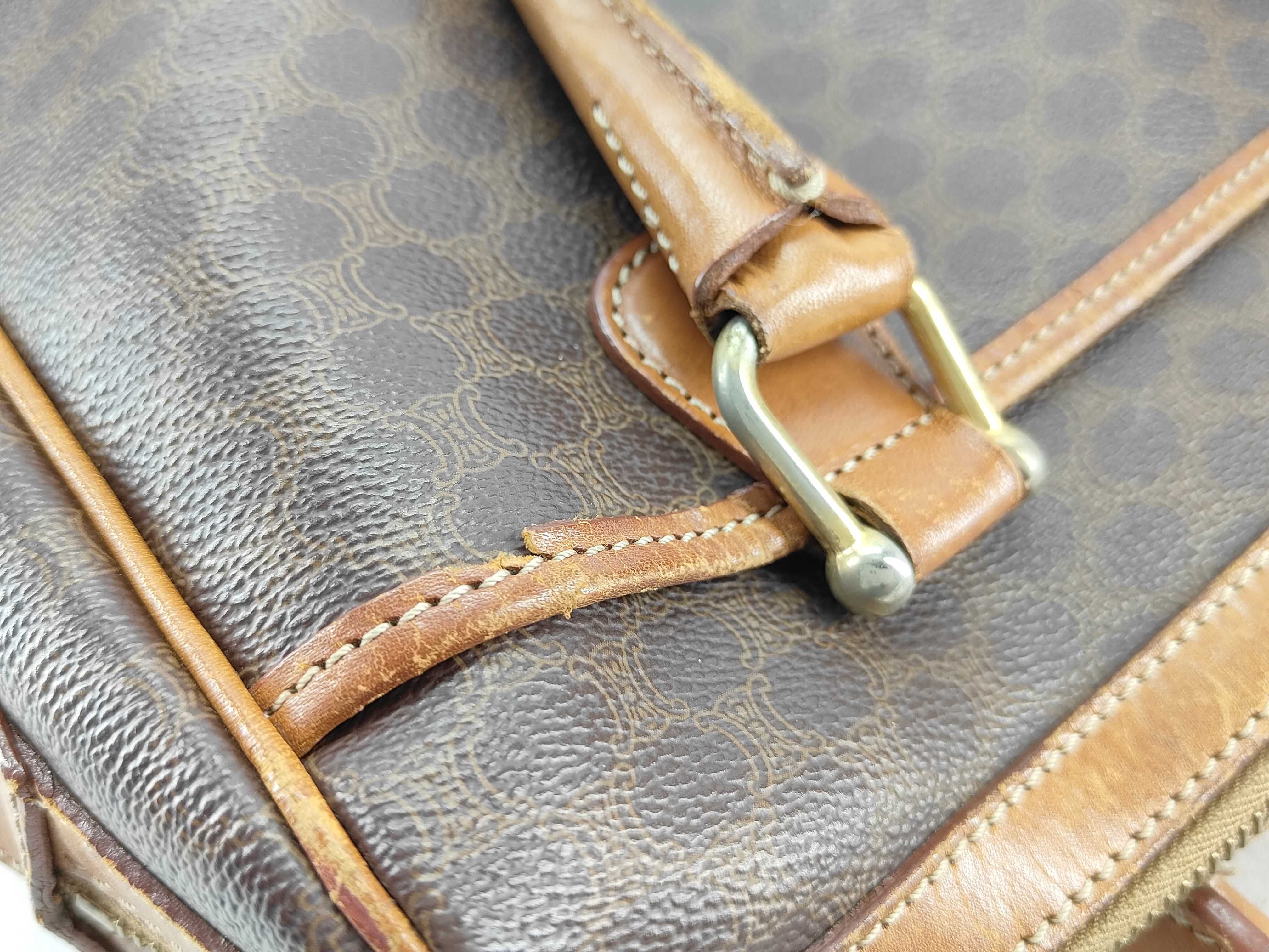 Macadam Leather Handbag Boston Bag — view 15