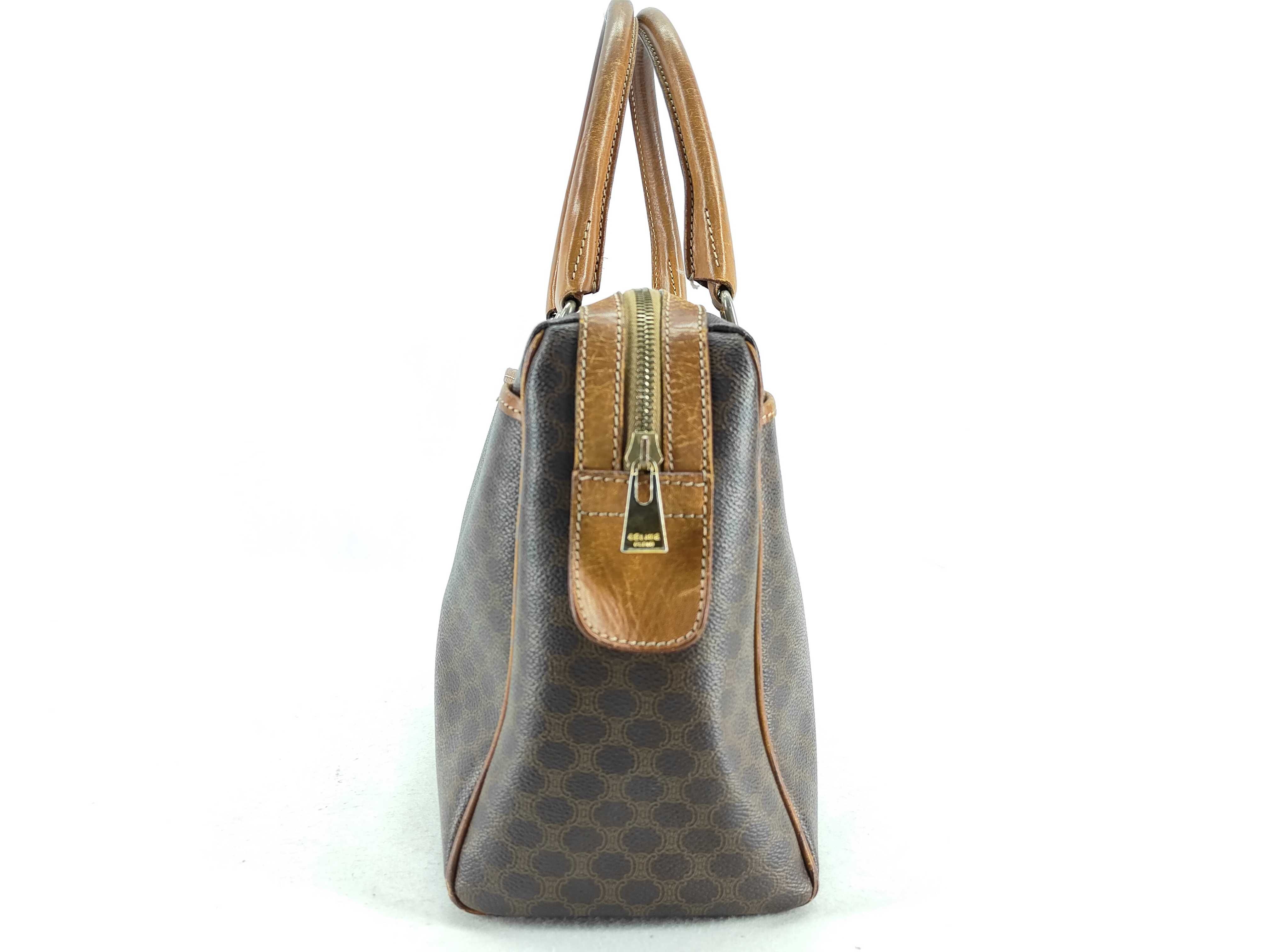 Macadam Leather Handbag Boston Bag — view 3