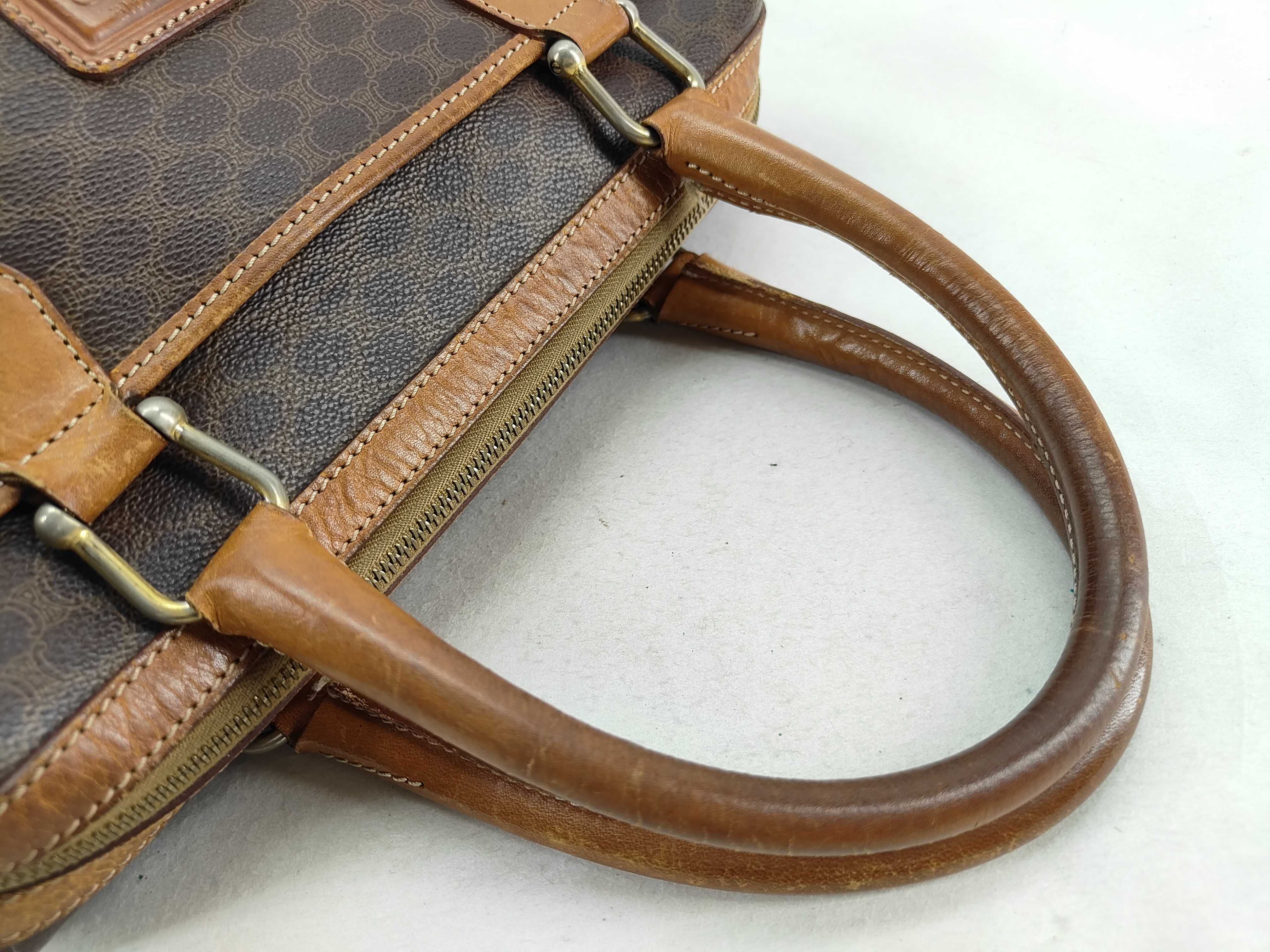 Macadam Leather Handbag Boston Bag — view 4
