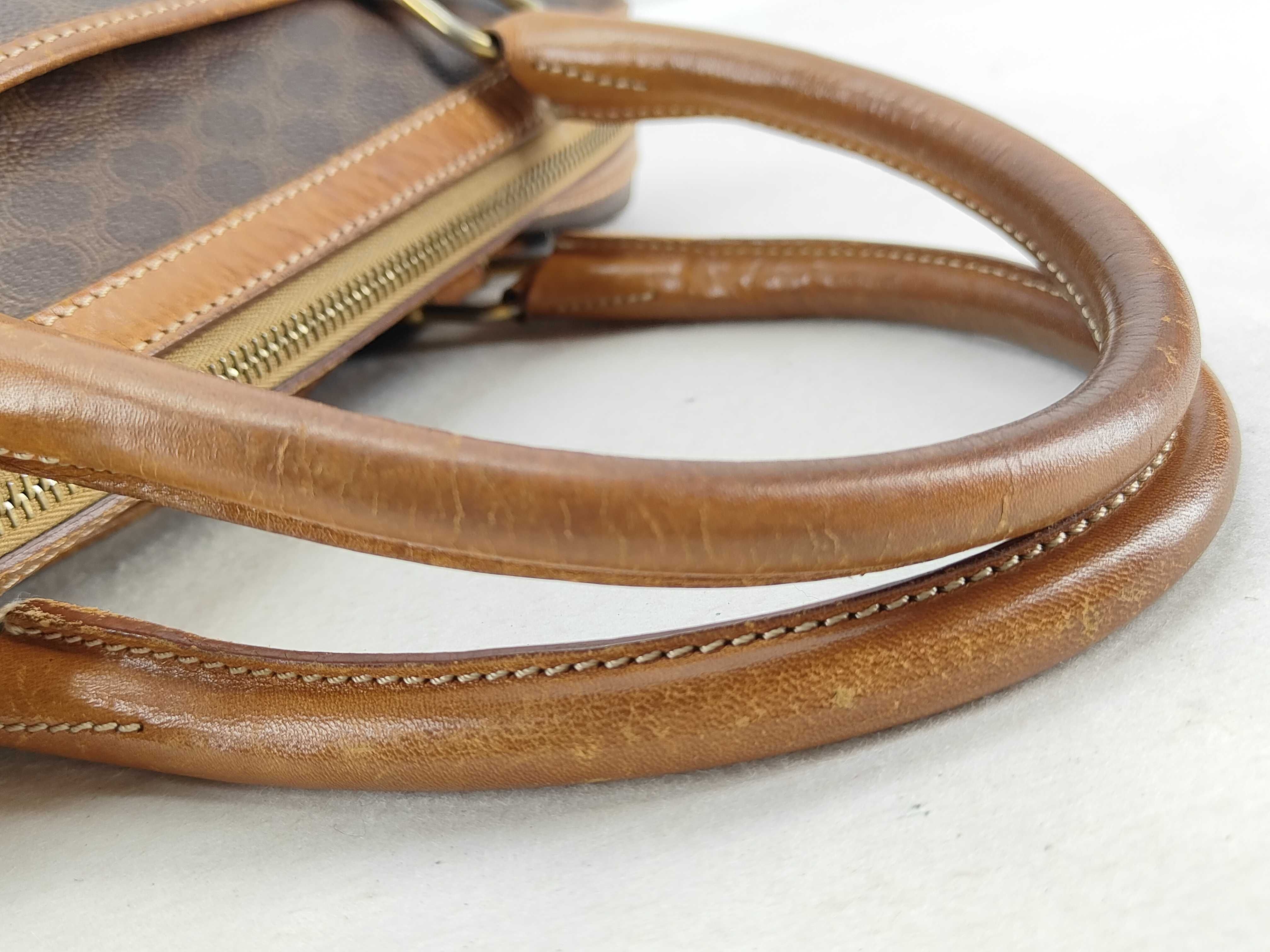 Macadam Leather Handbag Boston Bag — view 5