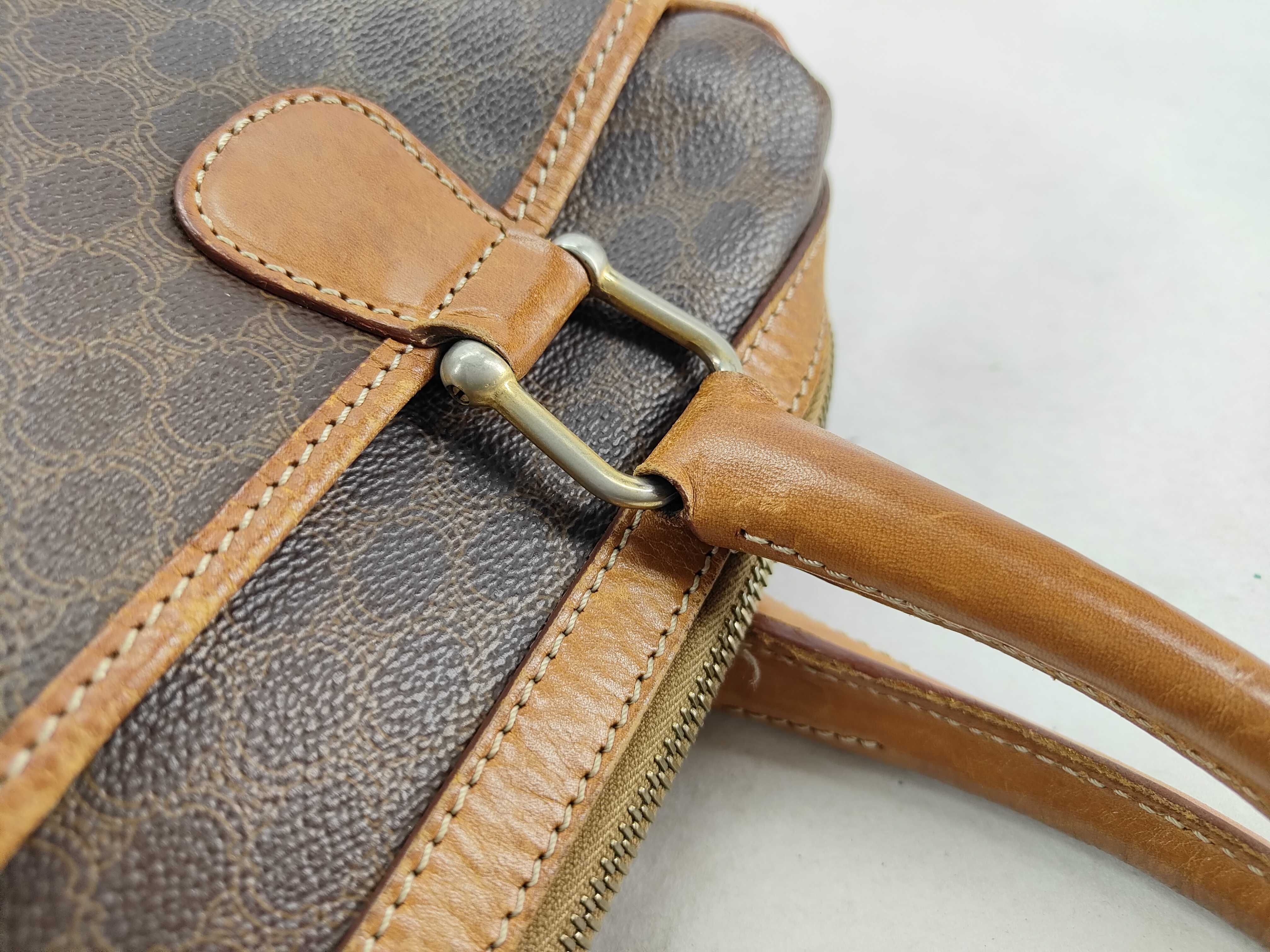 Macadam Leather Handbag Boston Bag — view 6