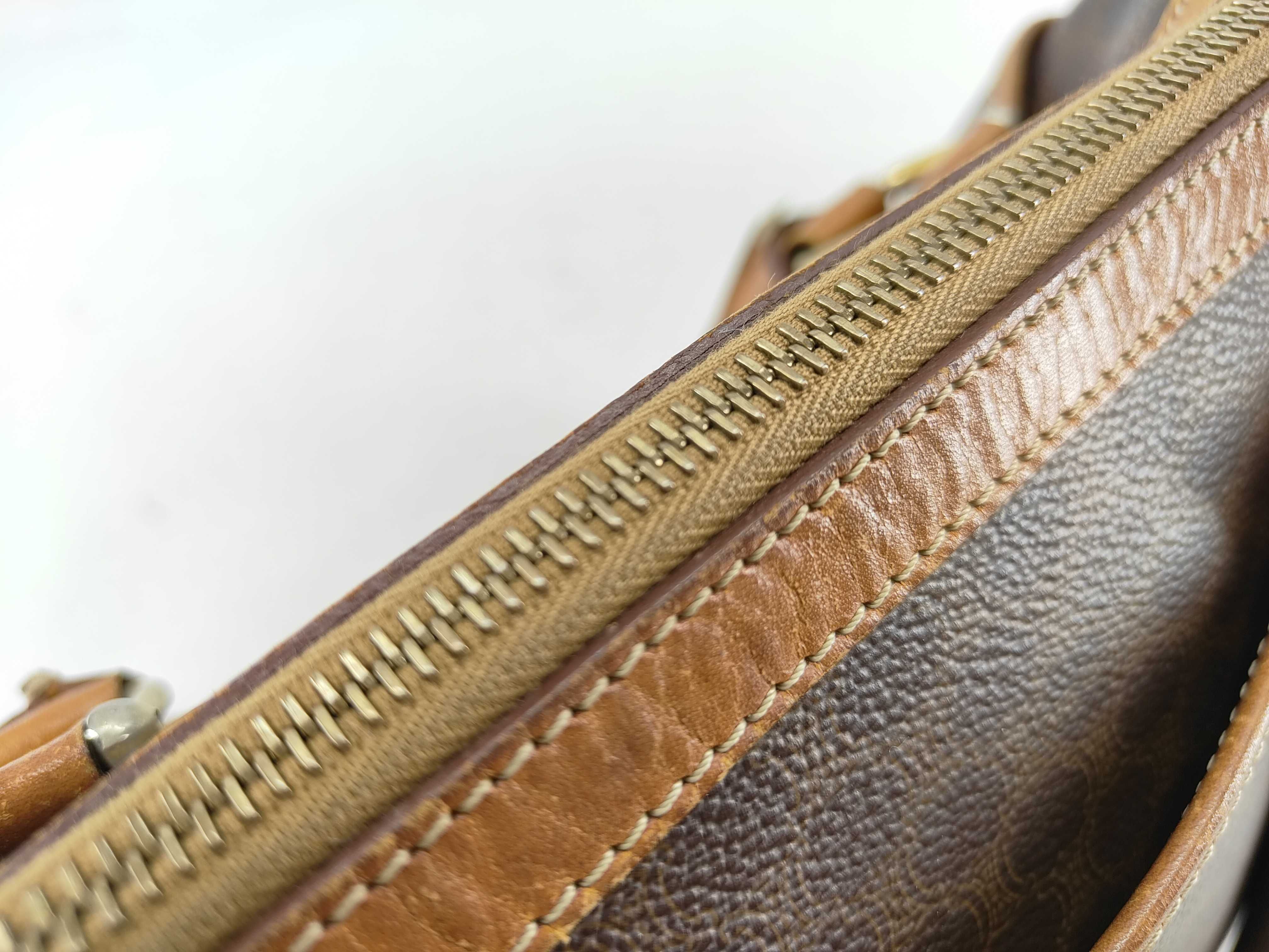 Macadam Leather Handbag Boston Bag — view 7
