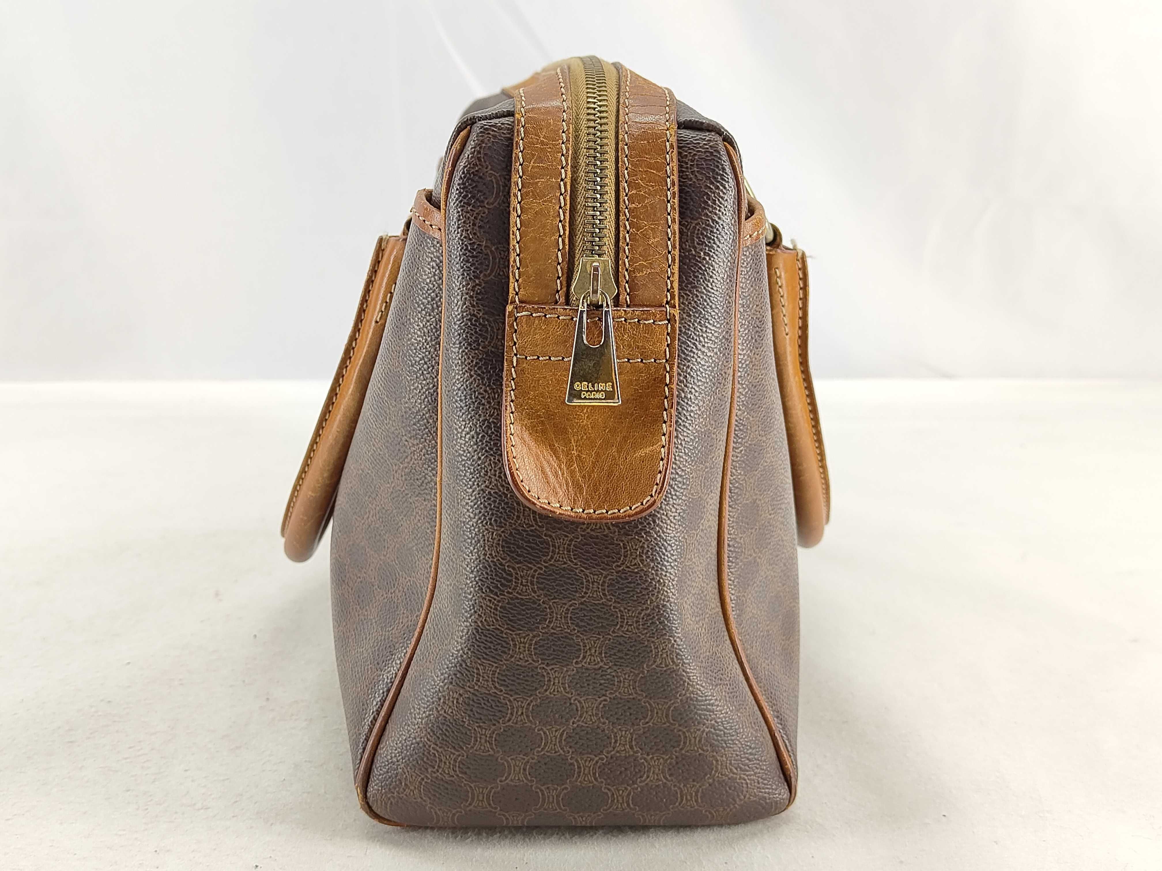 Macadam Leather Handbag Boston Bag — view 8